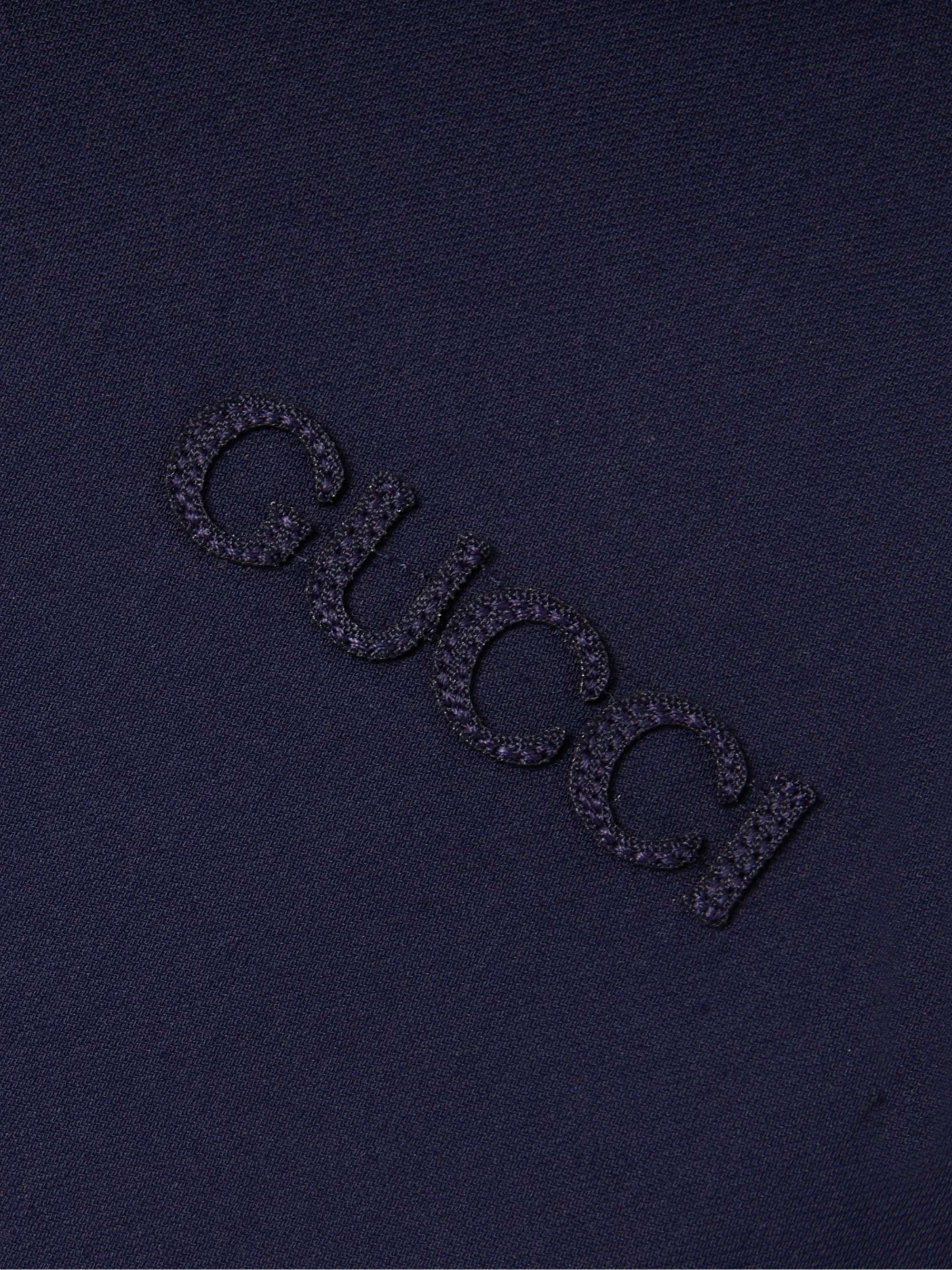 Embroidered wool-blend jacket view