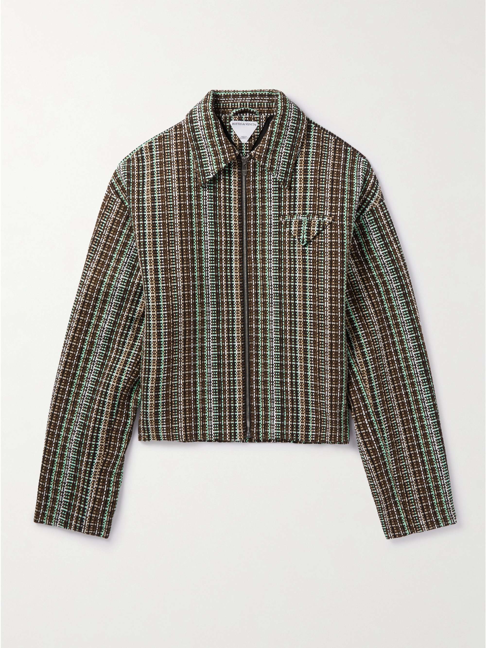 Cotton-Blend Blouson Jacket view
