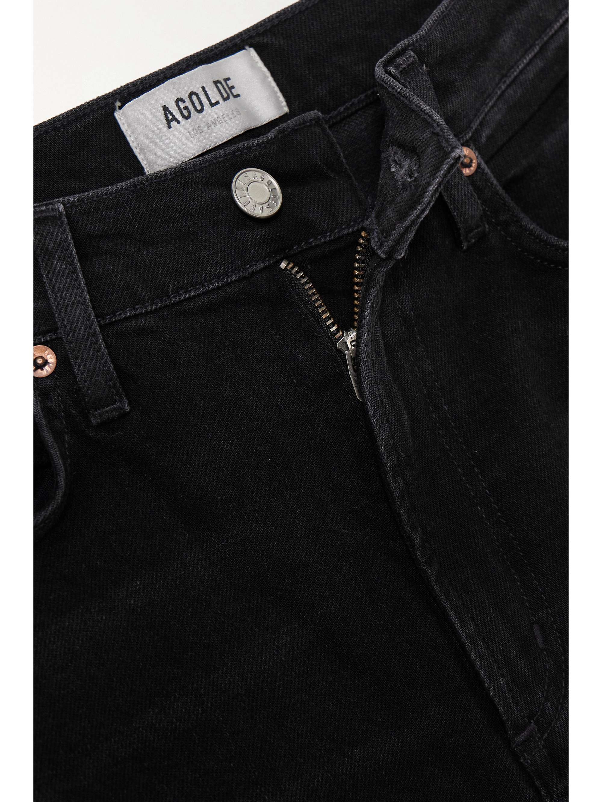 + NET SUSTAIN Harper mid-rise straight-leg organic jeans view