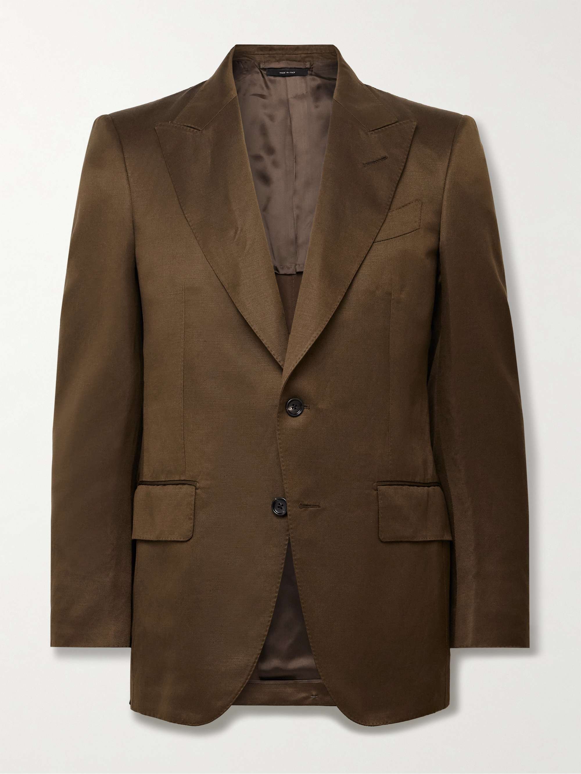 Dyllan Silk-Blend Twill Suit Jacket view