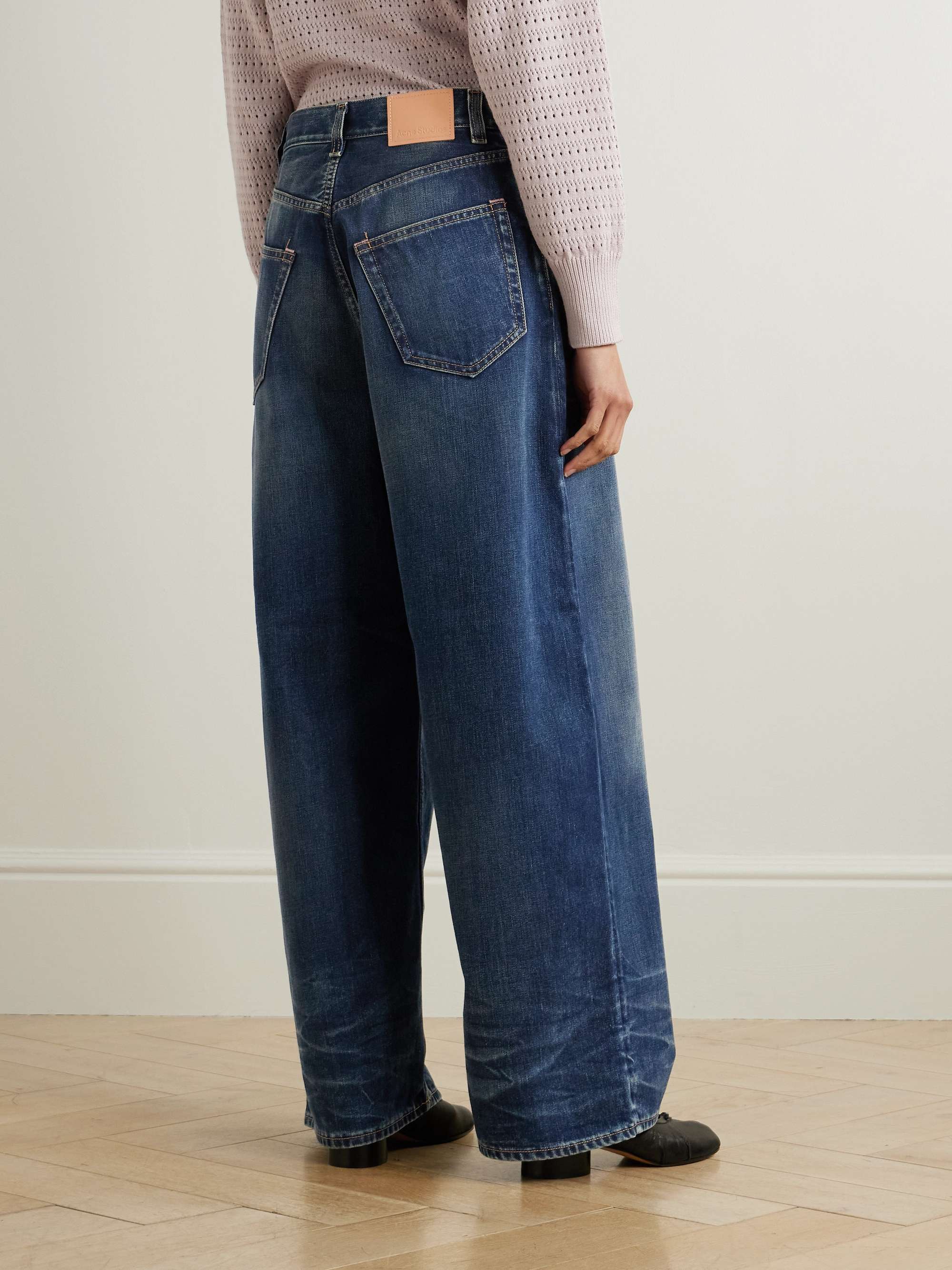 2023 mid-rise wide-leg jeans view