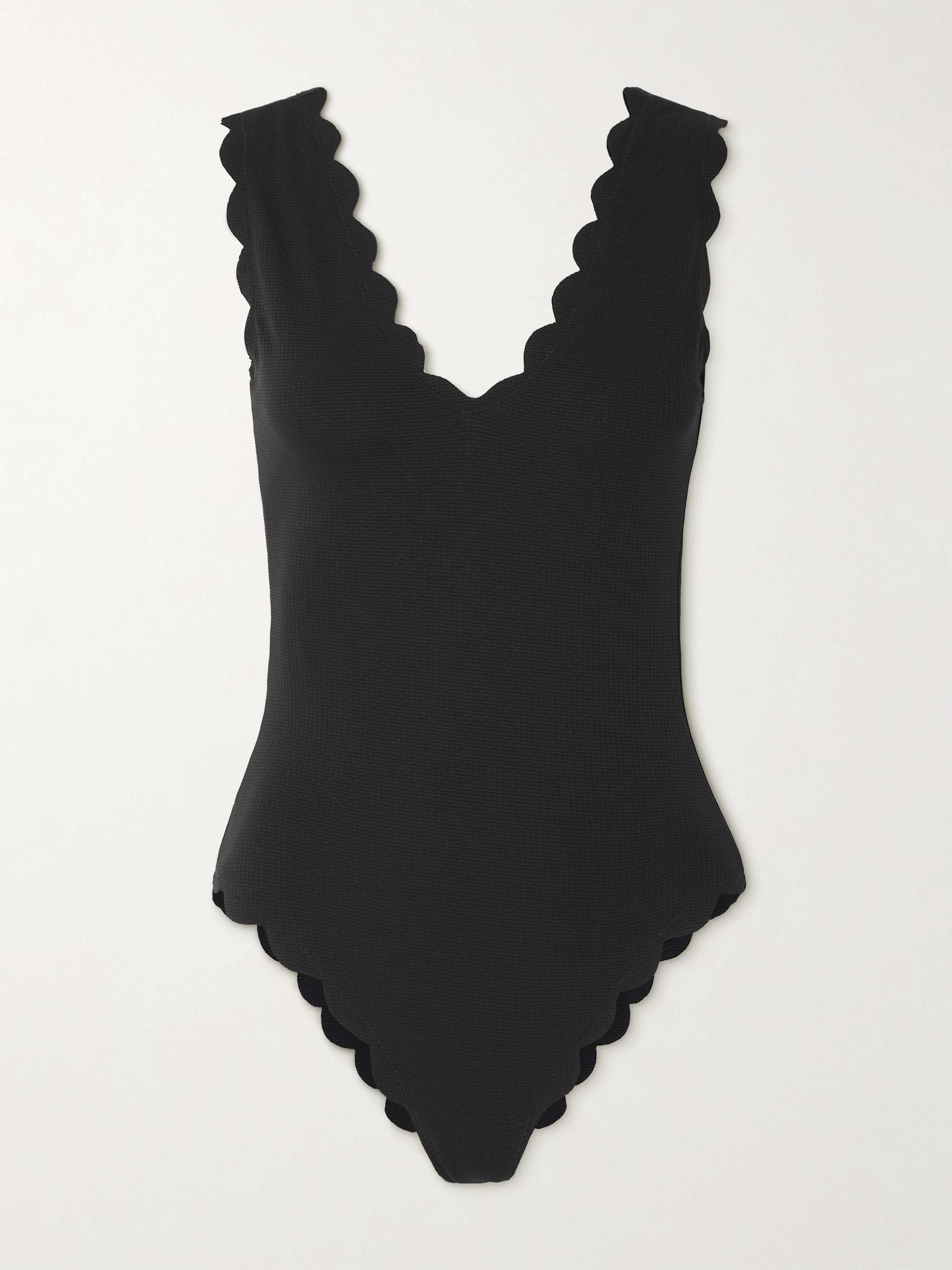 Charleston scalloped seersucker swimsuit view