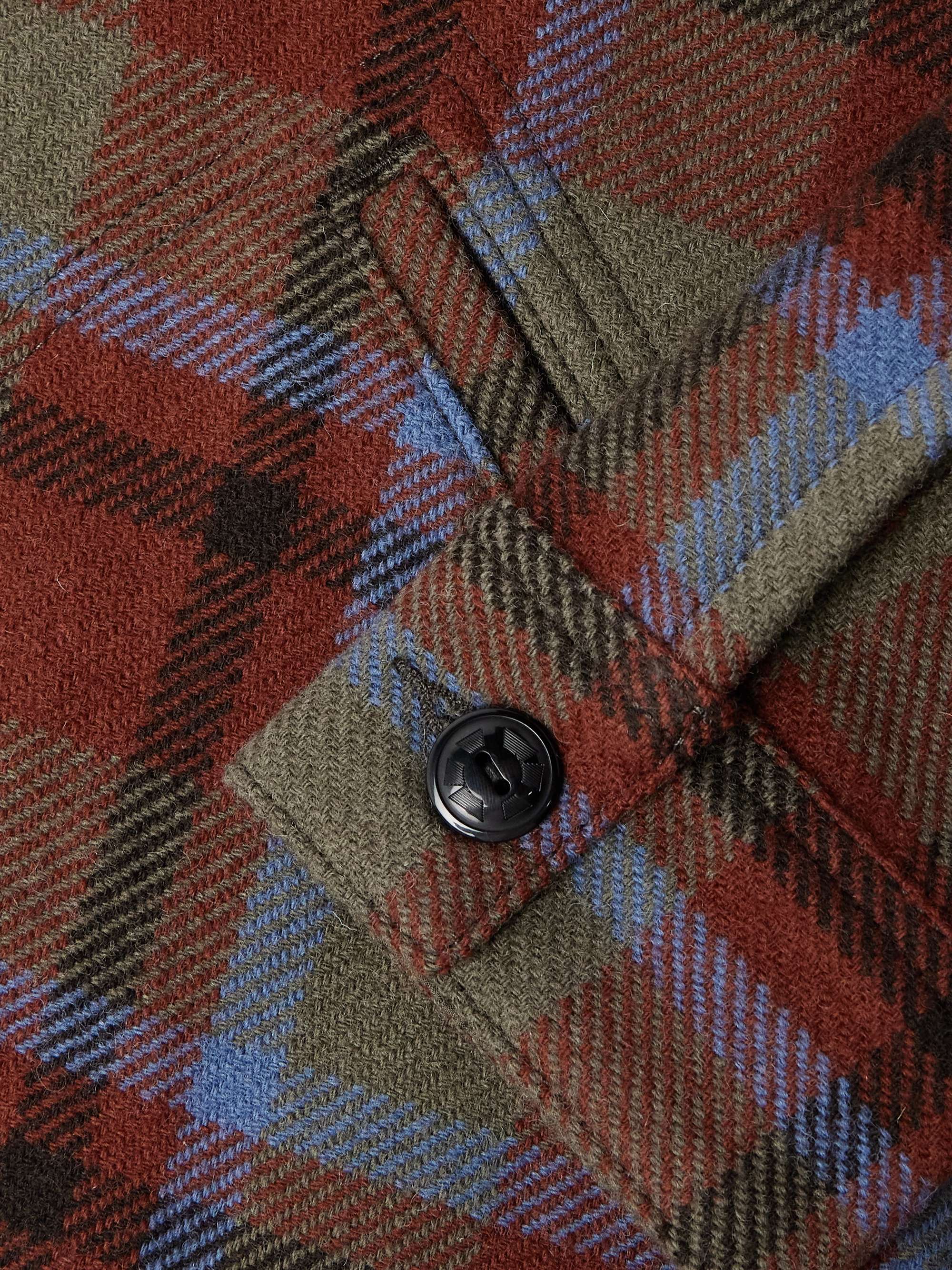 Ace Cruiser Checked Wool-Flannel Overshirt view