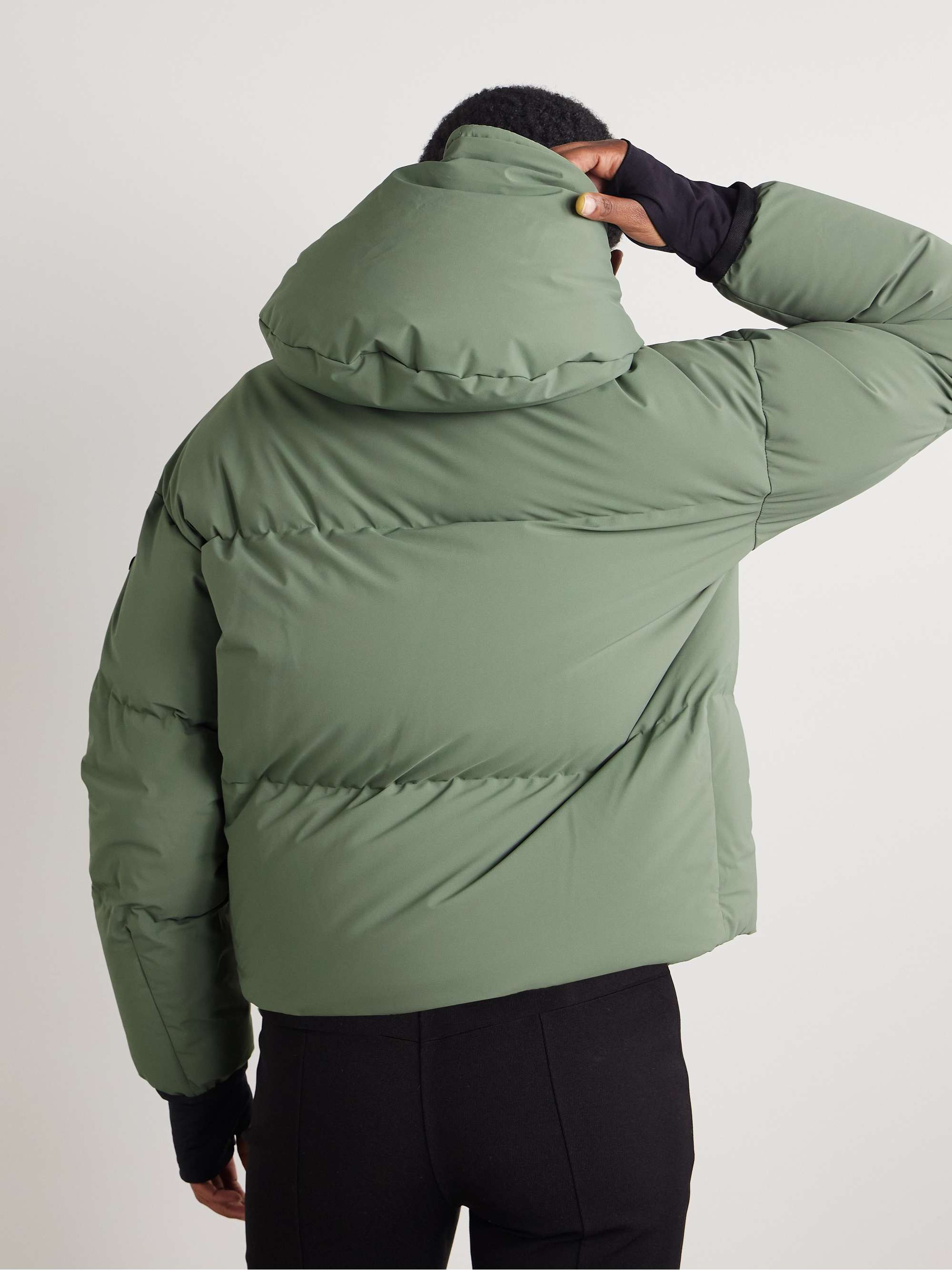 Allesaz quilted shell down jacket view