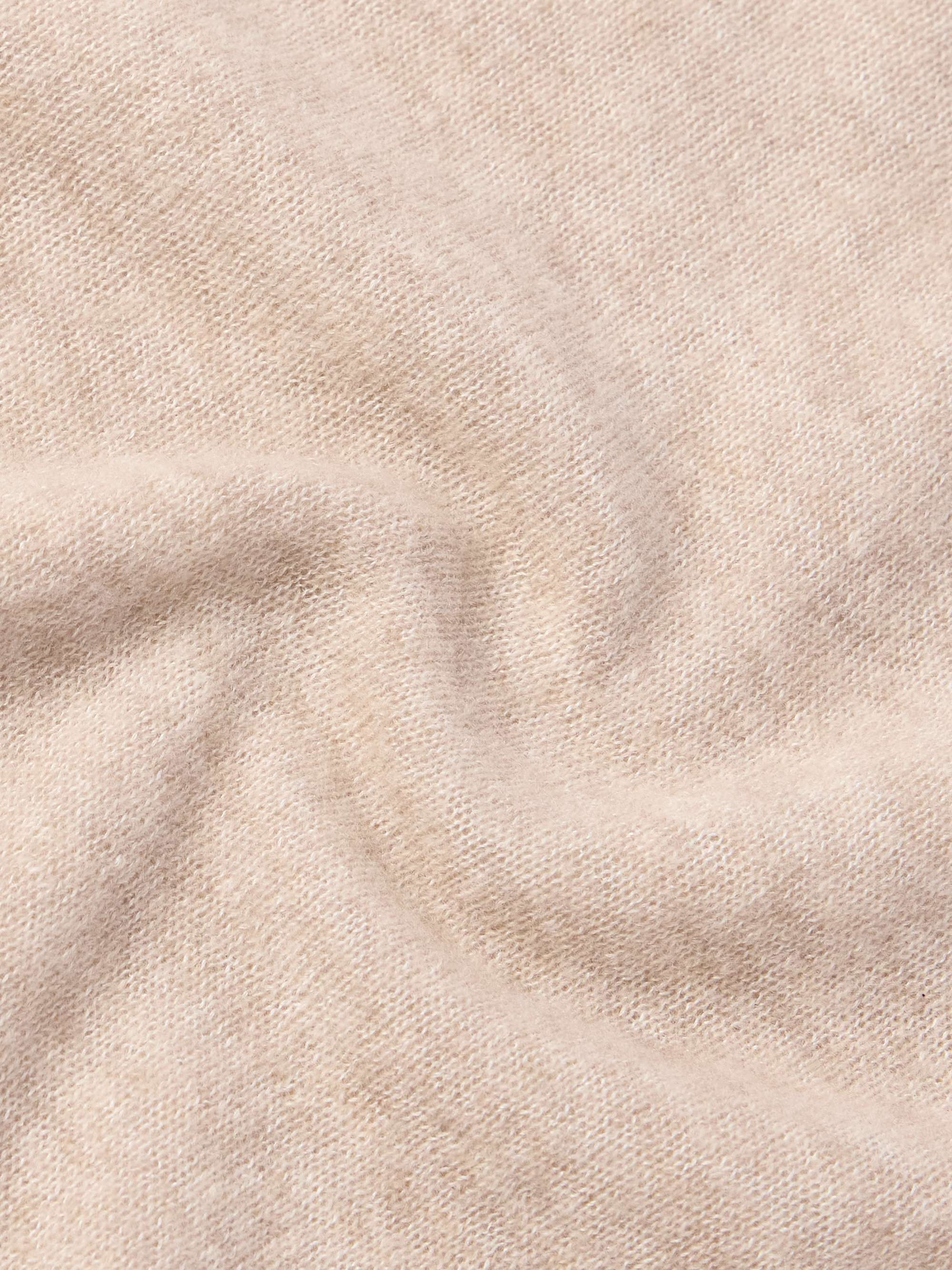 Brushed Cashmere and Silk-Blend Sweater view