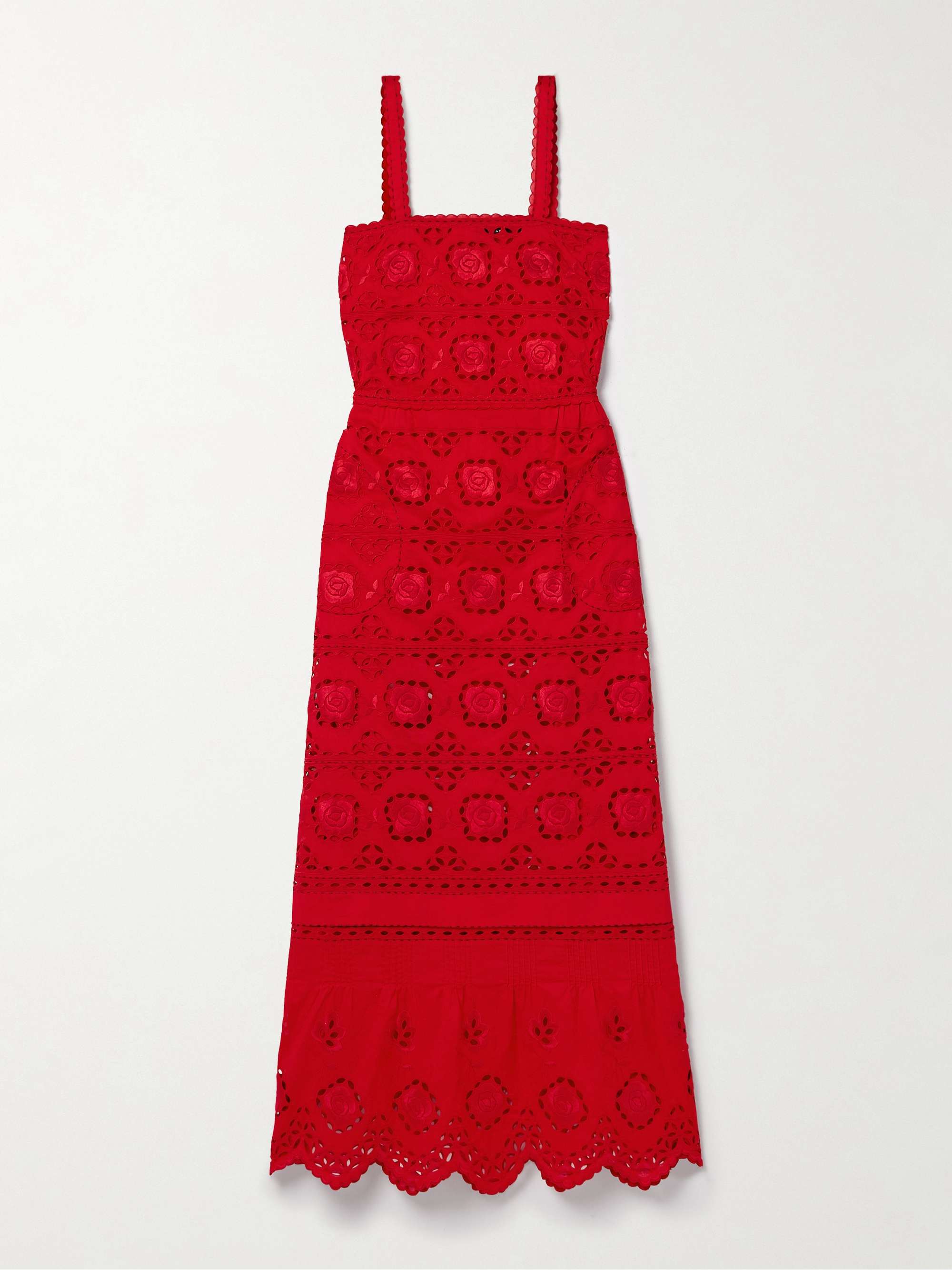Grace broderie anglaise cotton maxi dress view