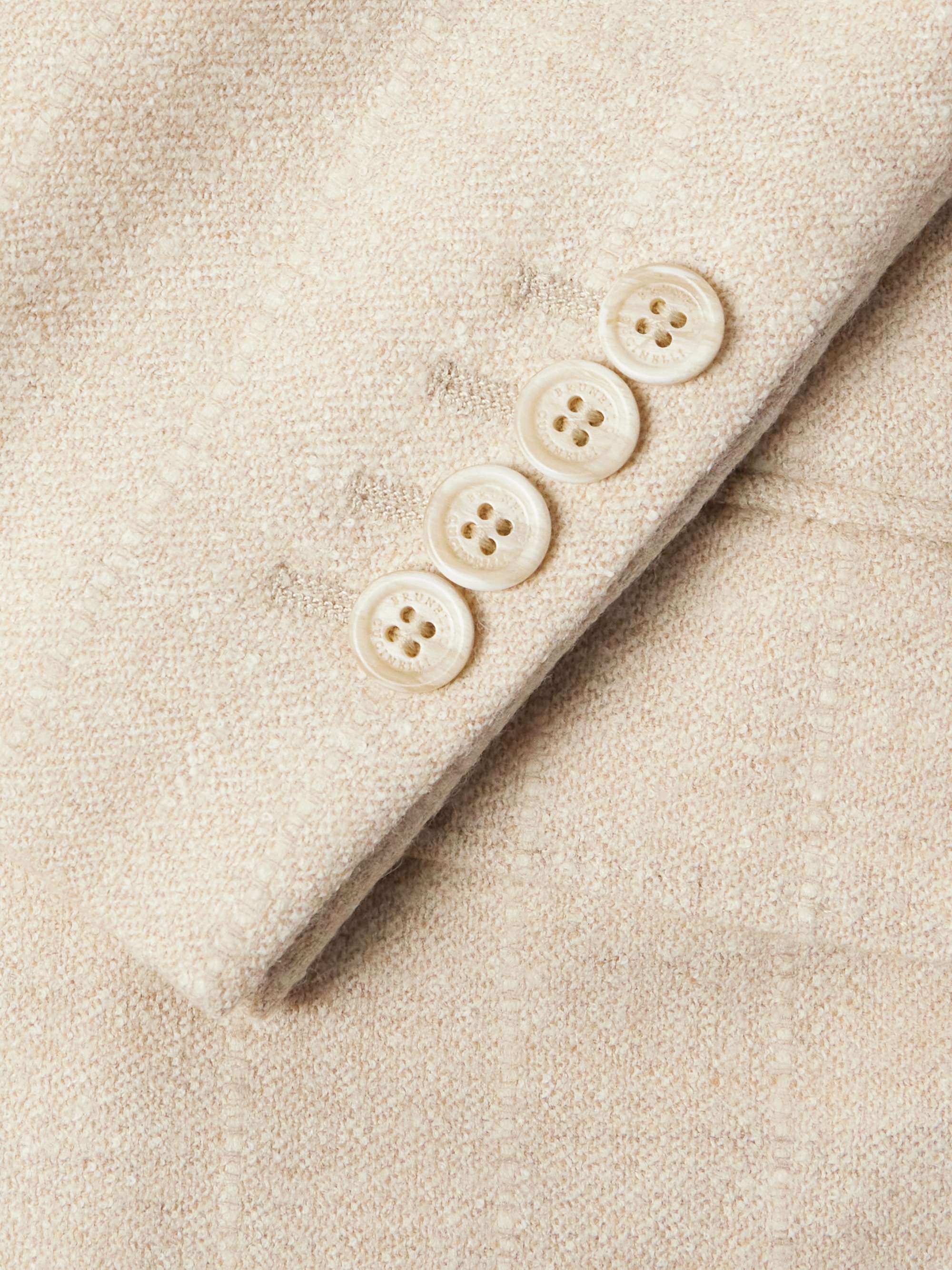 Pinstriped Bouclé Suit Jacket view