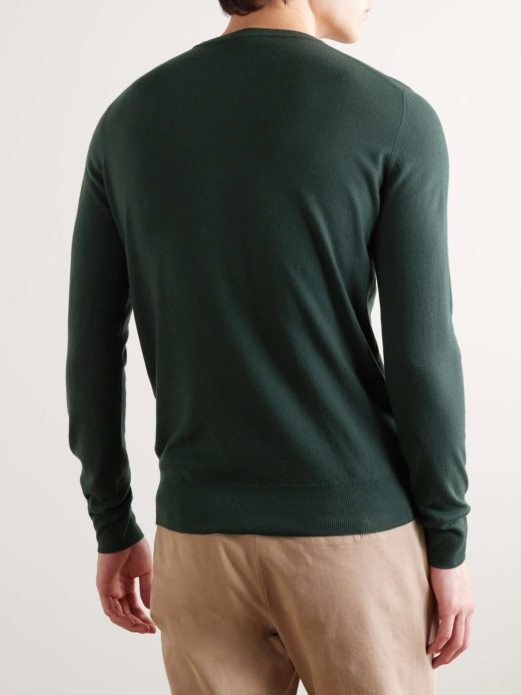 Slim-Fit Baby Cashmere Sweater view