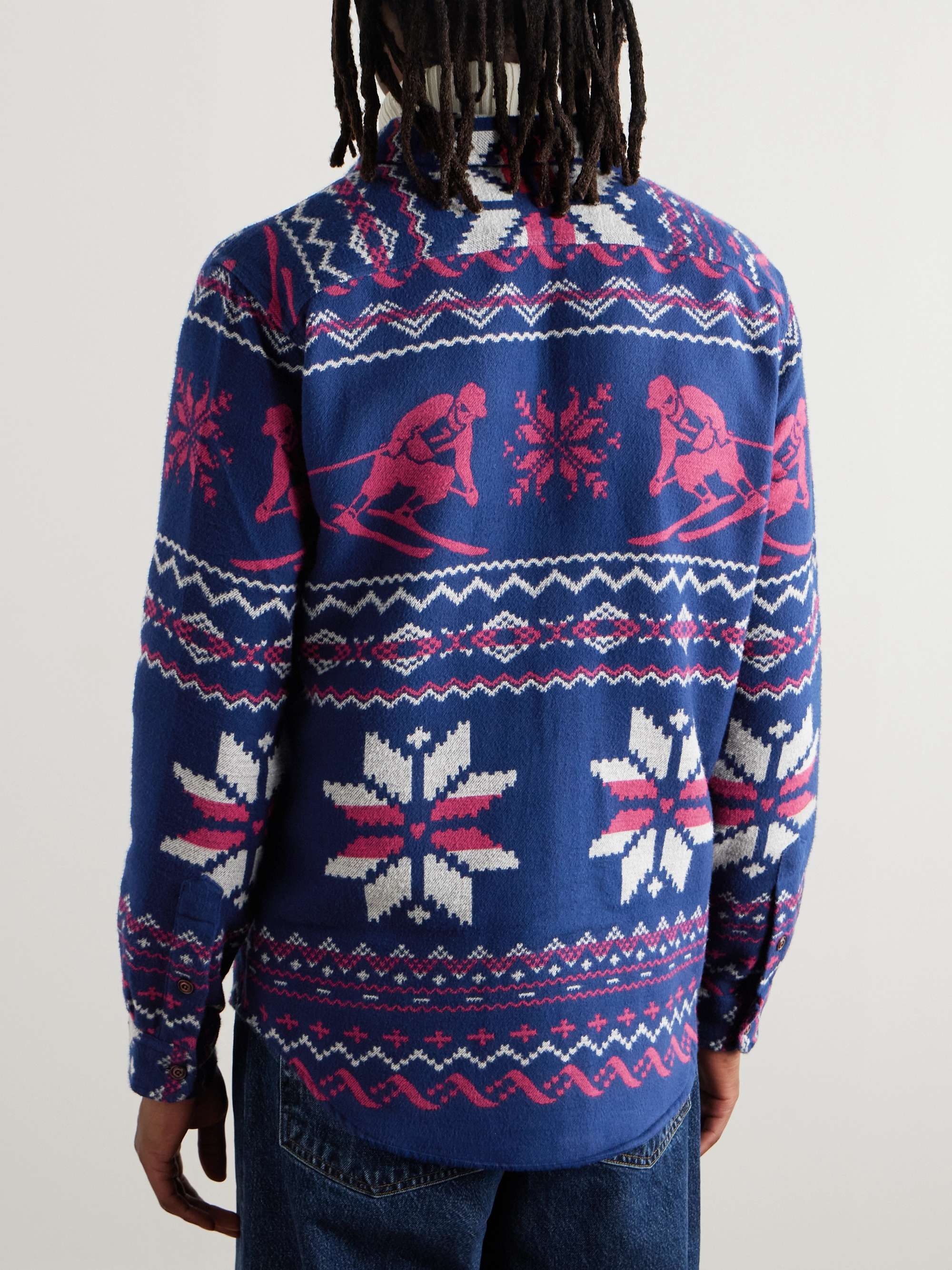 Cotton Flannel-Jacquard Shirt view
