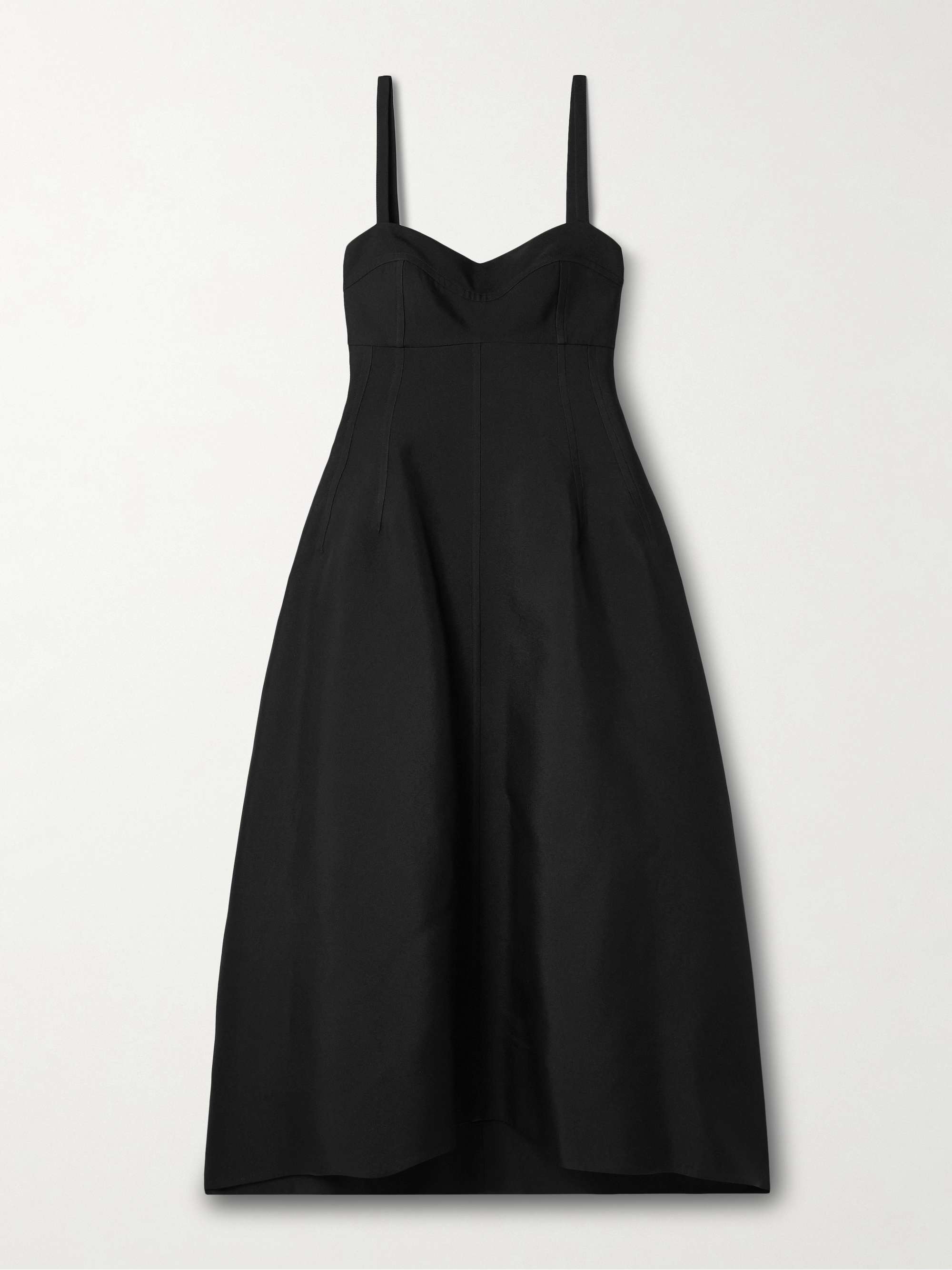 Twill midi dress view