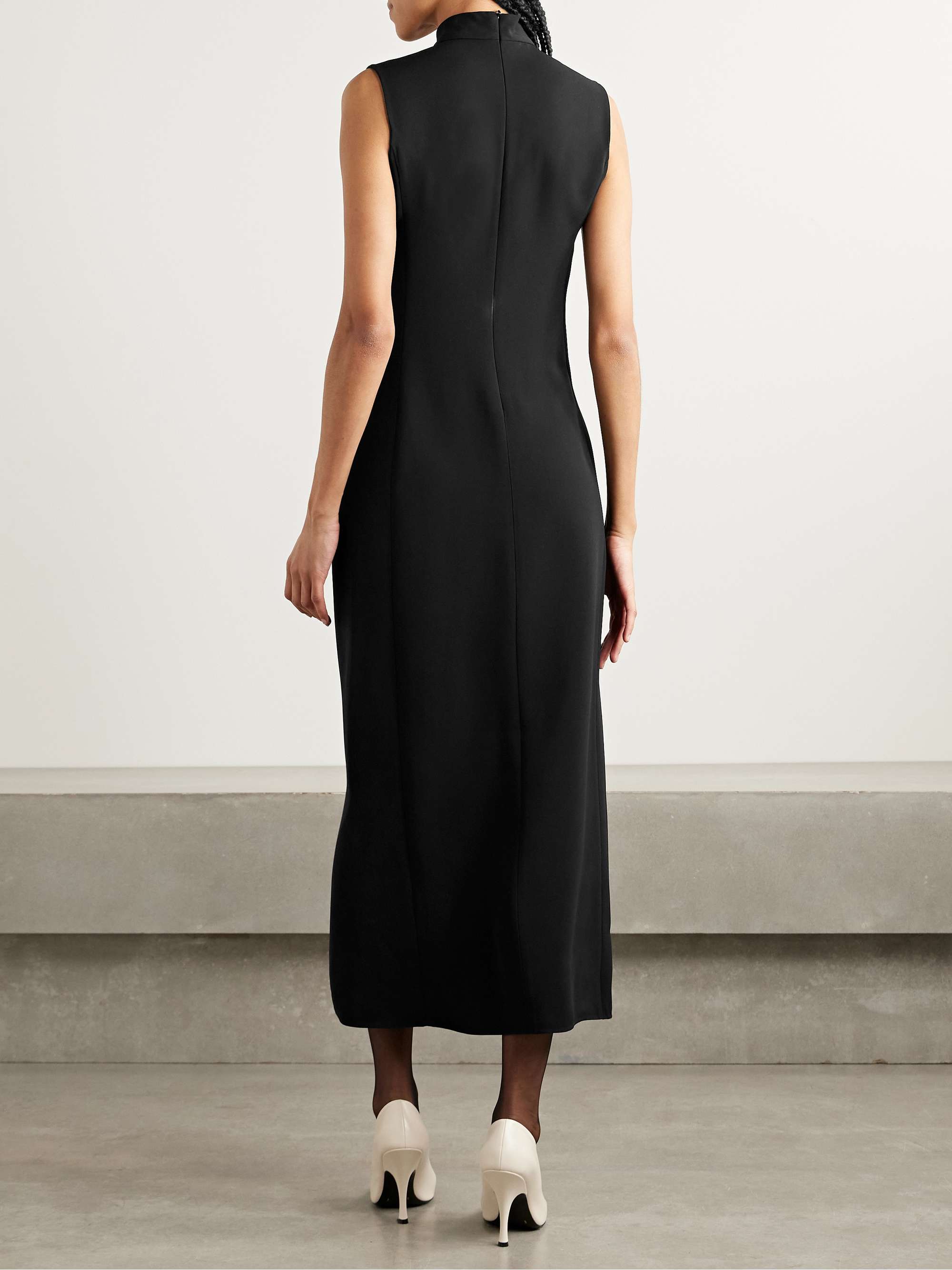 Leah crepe midi dress view