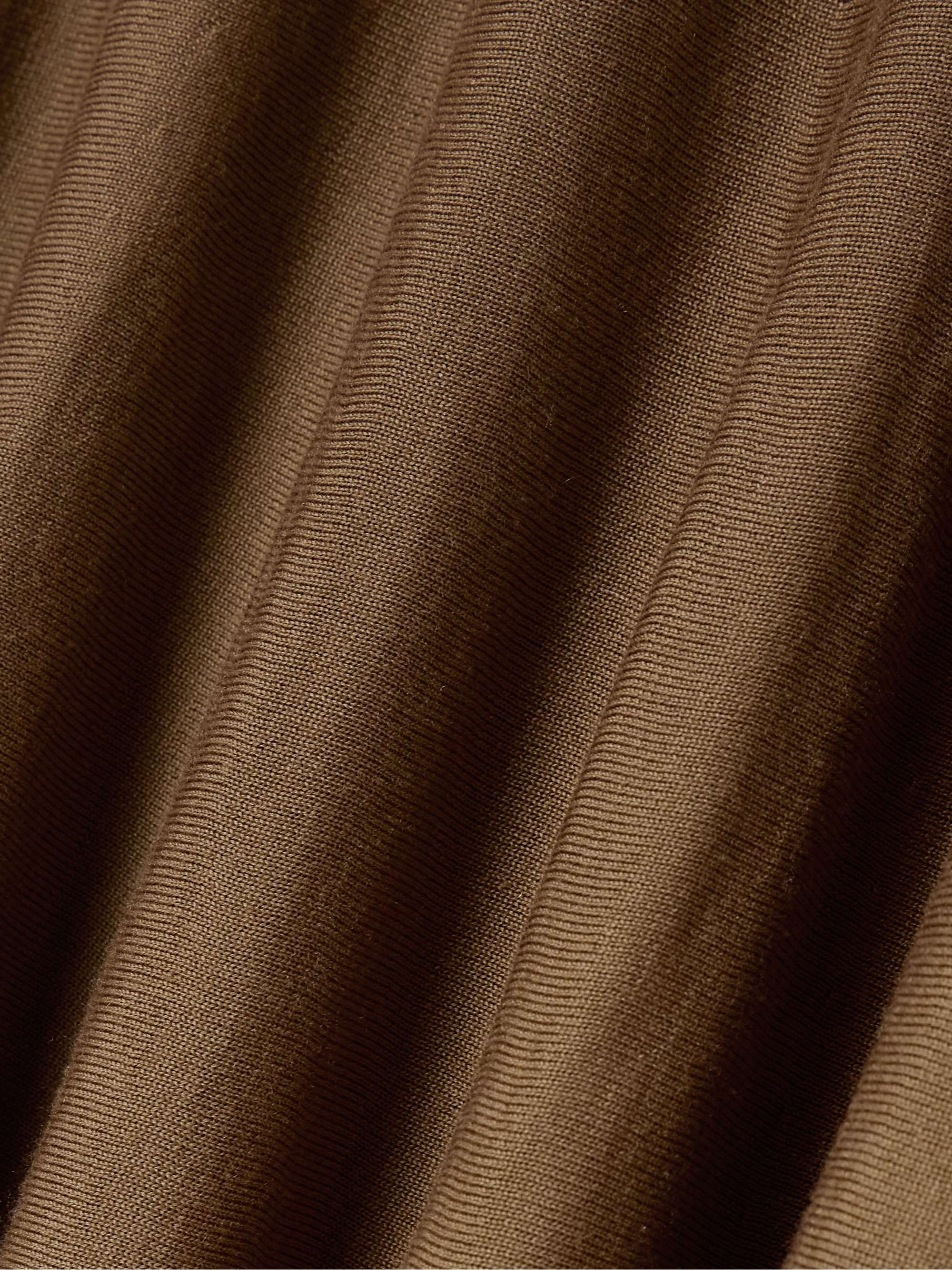Mayu wool-blend midi skirt view