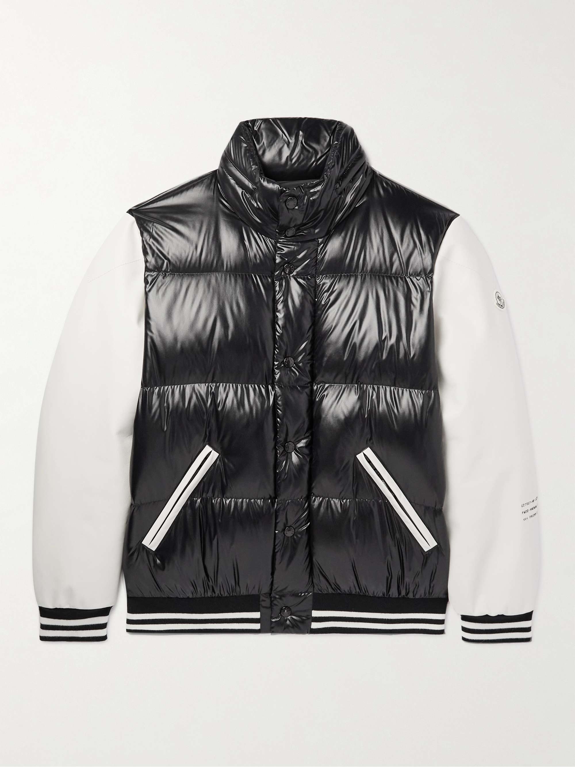 7 Moncler FRGMT Hiroshi Fujiwara Quinlan Quilted Shell and Leather Down Jacket view