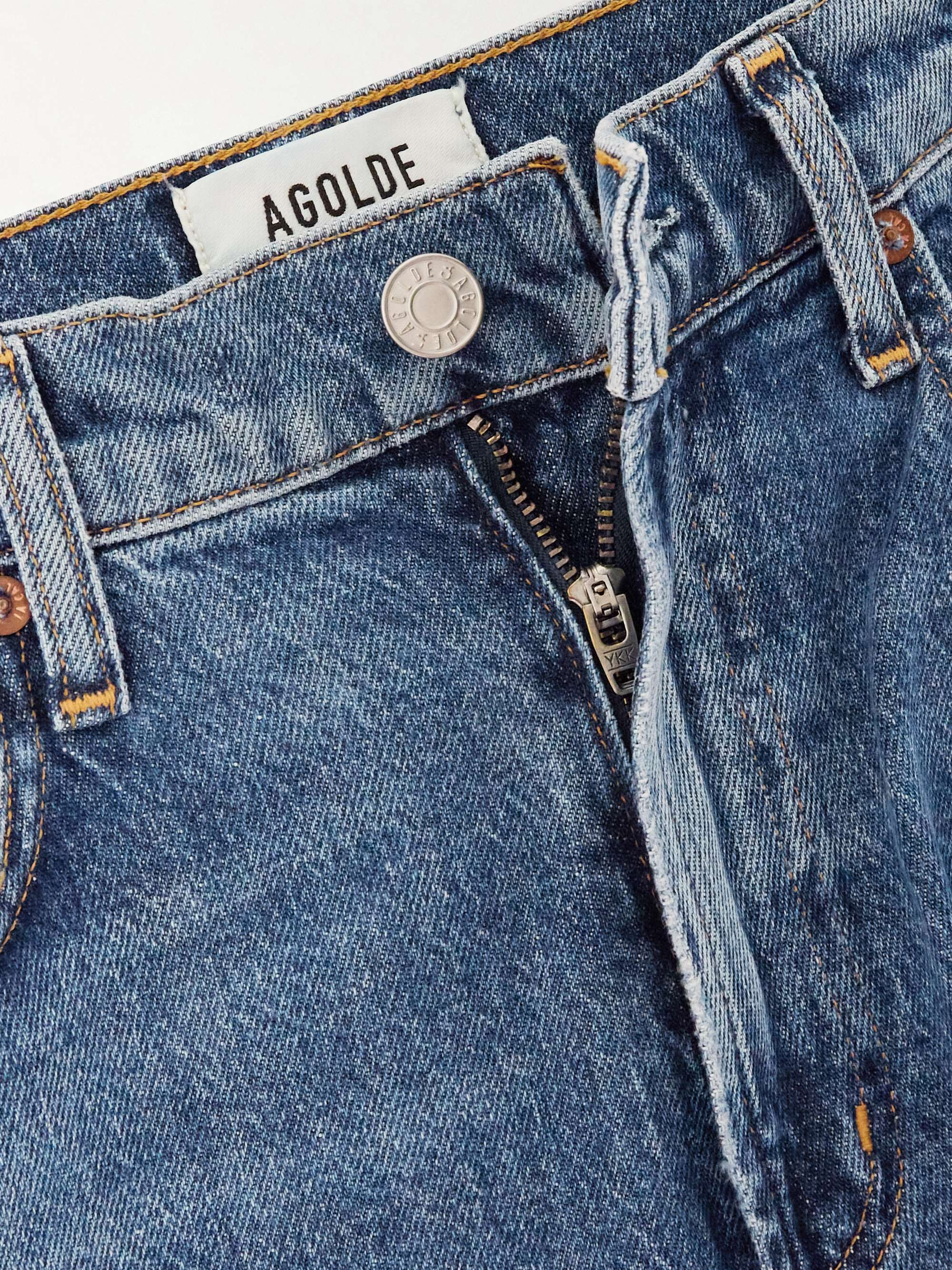 Harper high-rise wide-leg jeans view