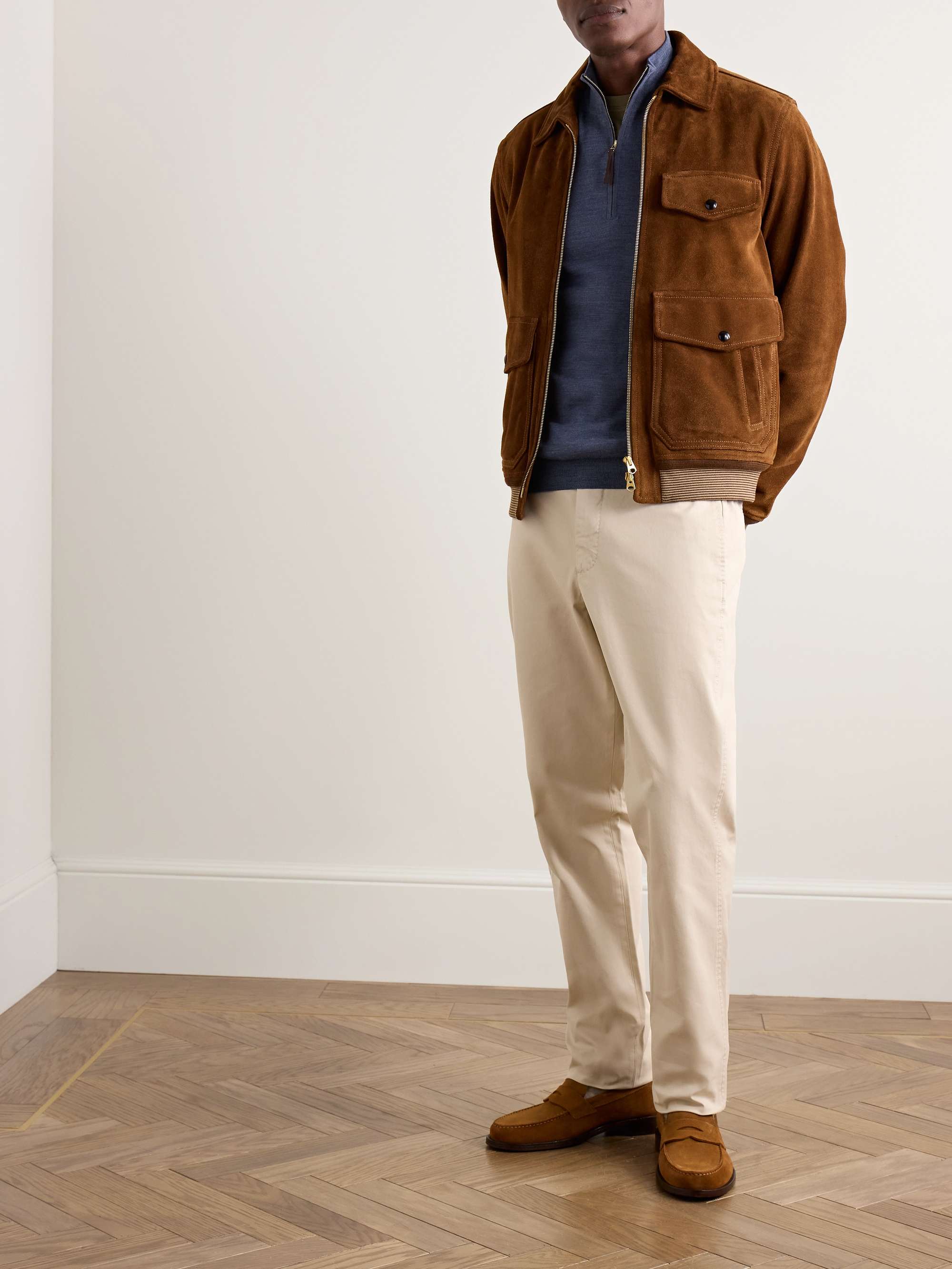 Escorial Wool Half-Zip Sweater view