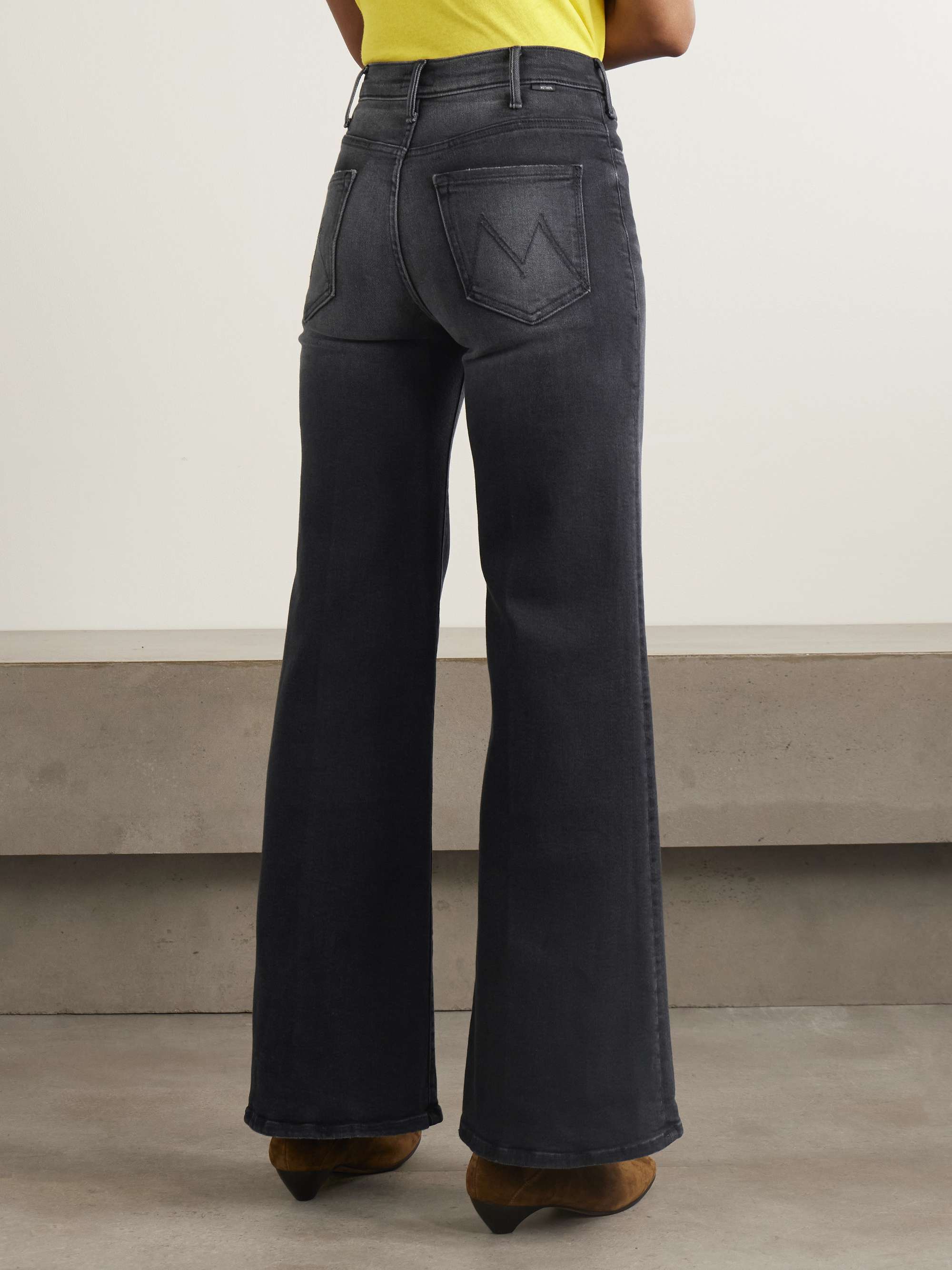 The Hustler Roller high-rise flared jeans view