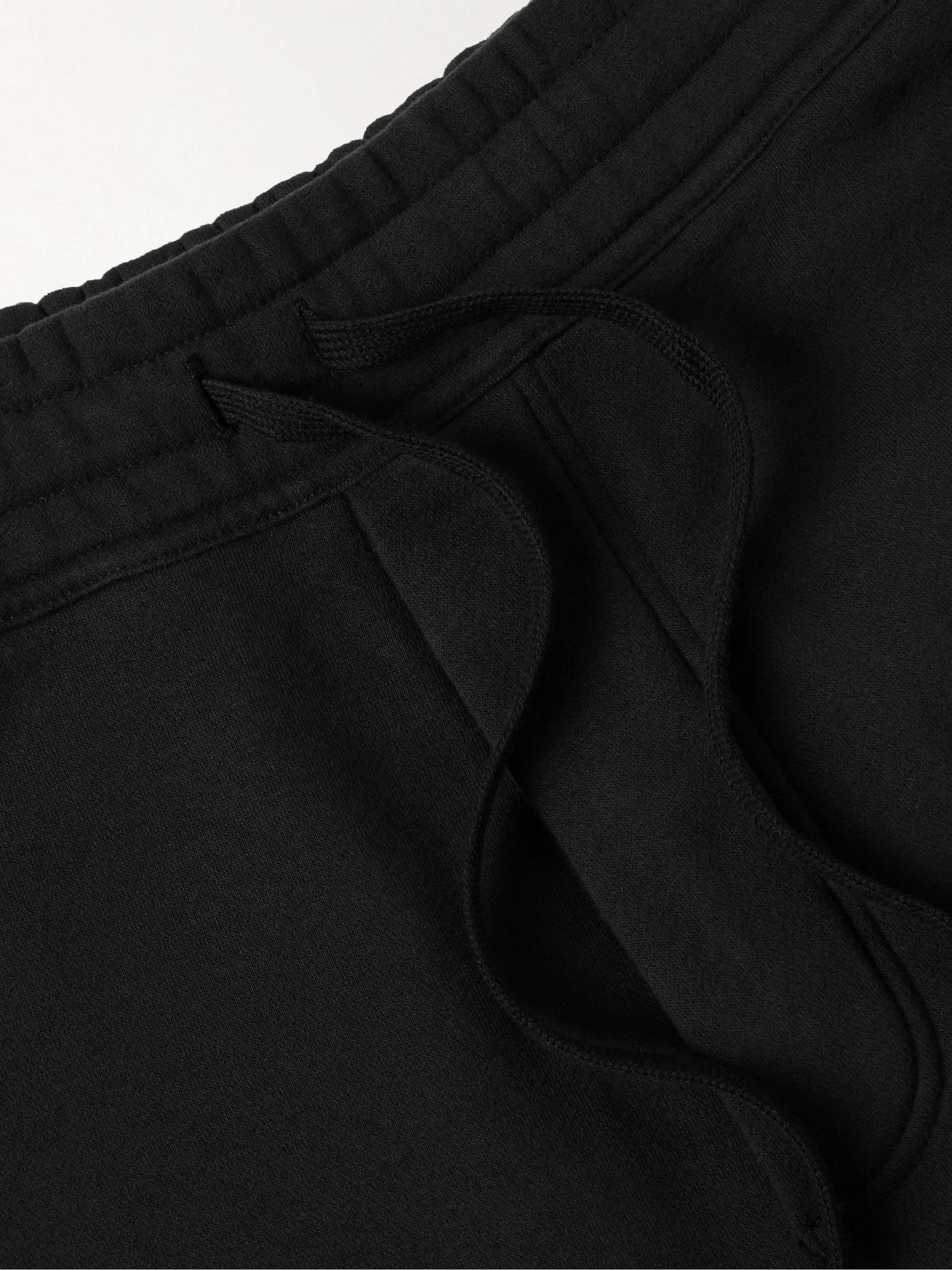 Tapered Cotton-Blend Jersey Sweatpants view