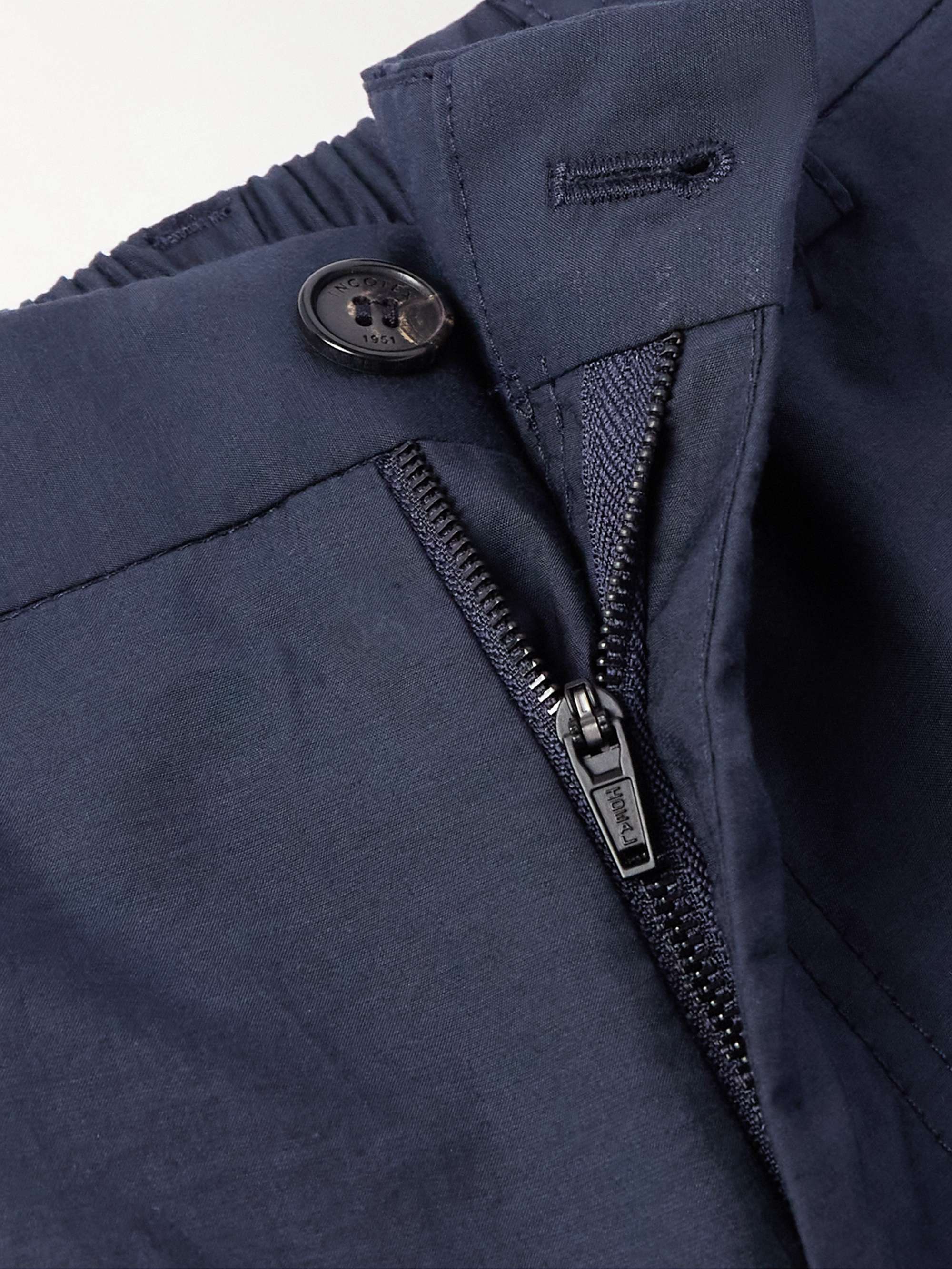 Teknosartorial Wide-Leg Cotton-Blend Shorts view