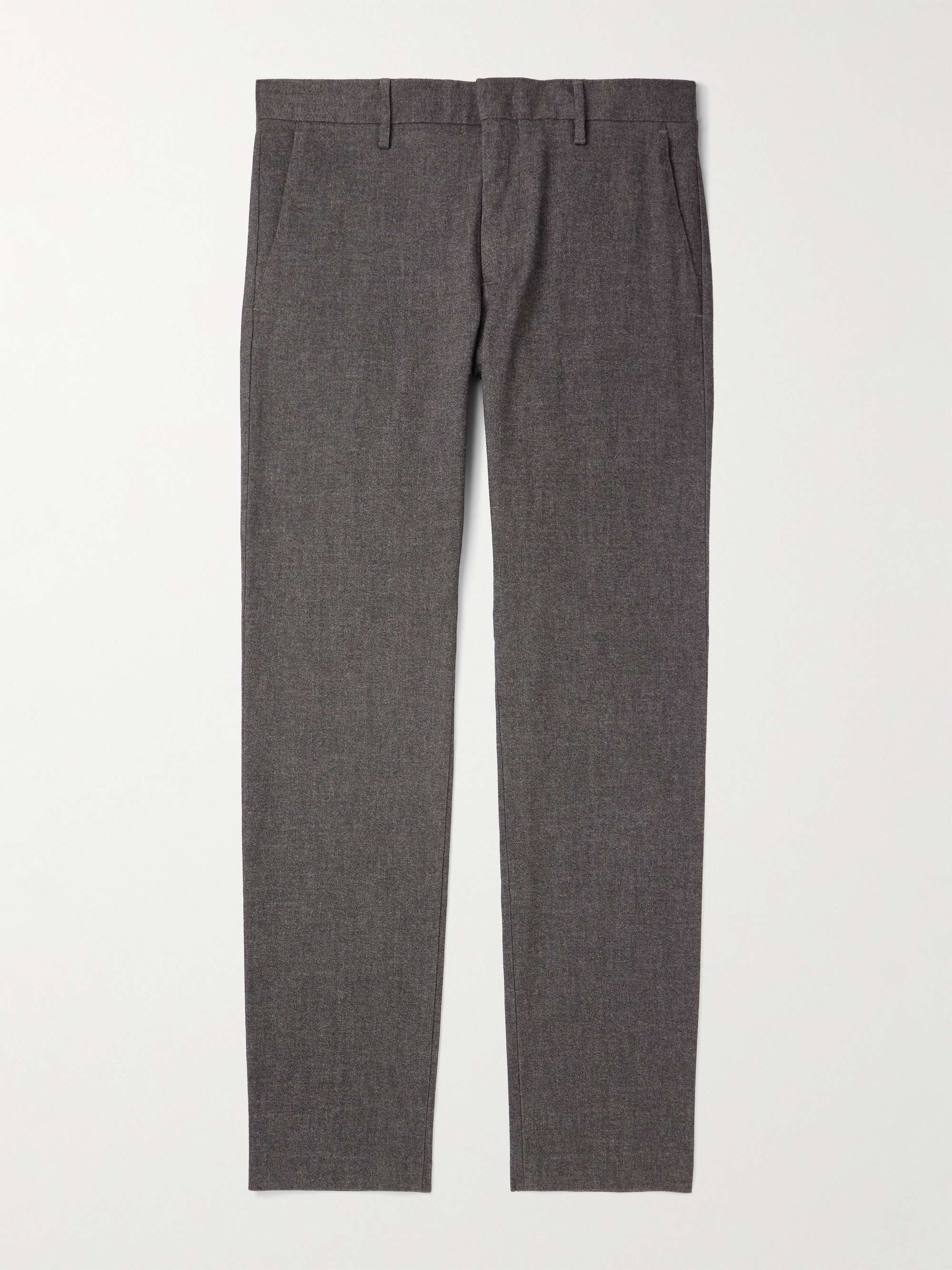 Theo 1067 Straight-Leg Stretch-Cotton Trousers view