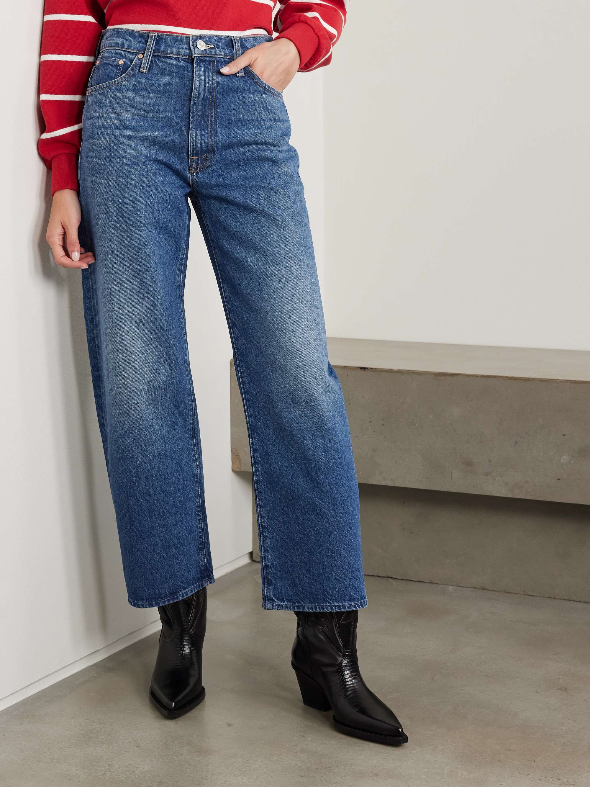 The Dodger Ankle high-rise straight-leg jeans view
