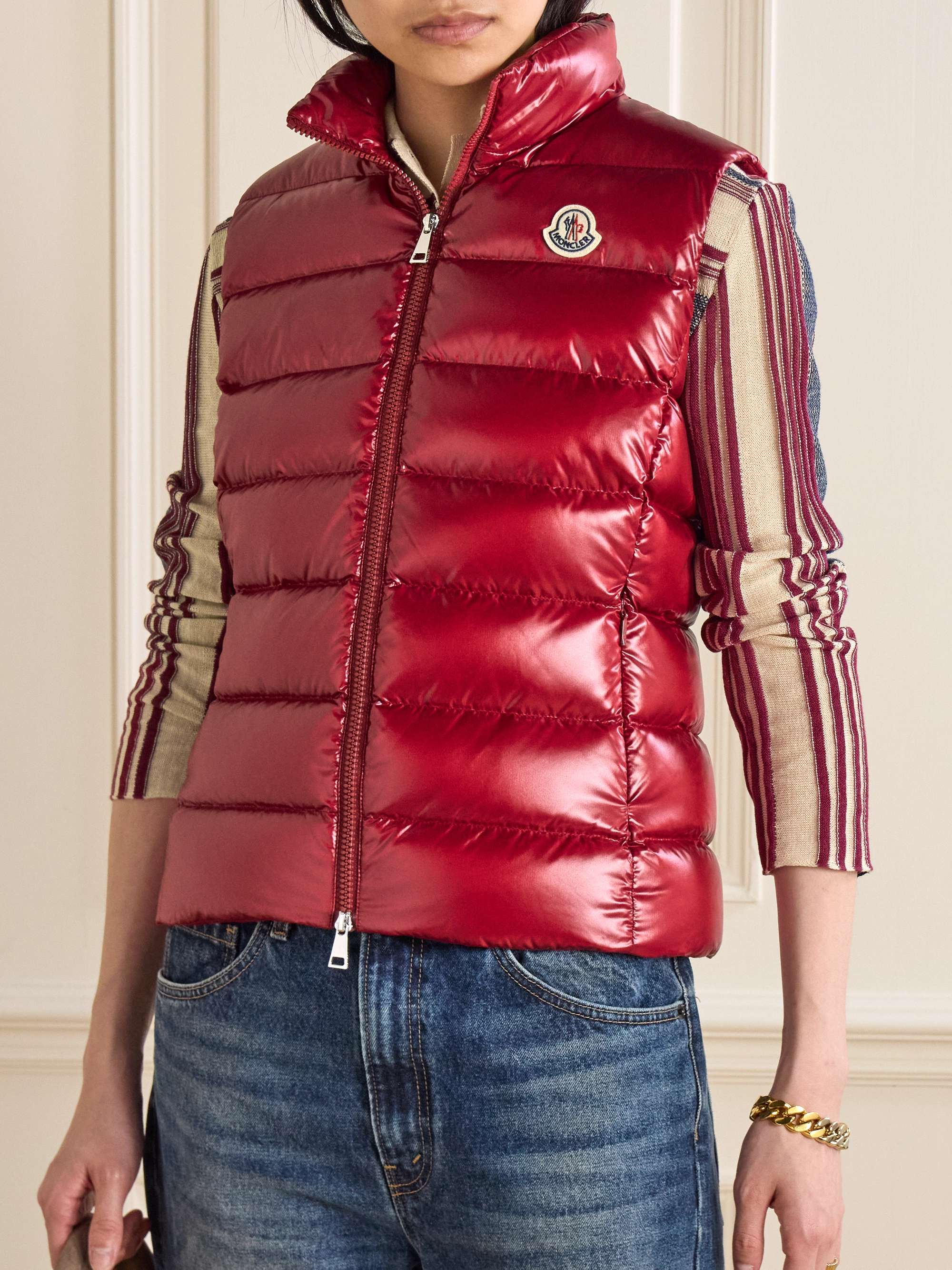 Ghany quilted shell down vest view