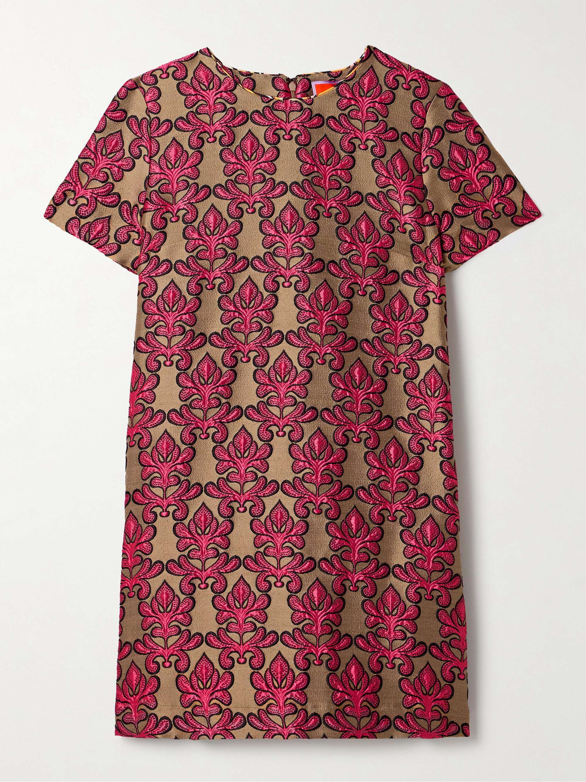Mini Swing cotton-blend jacquard mini dress view