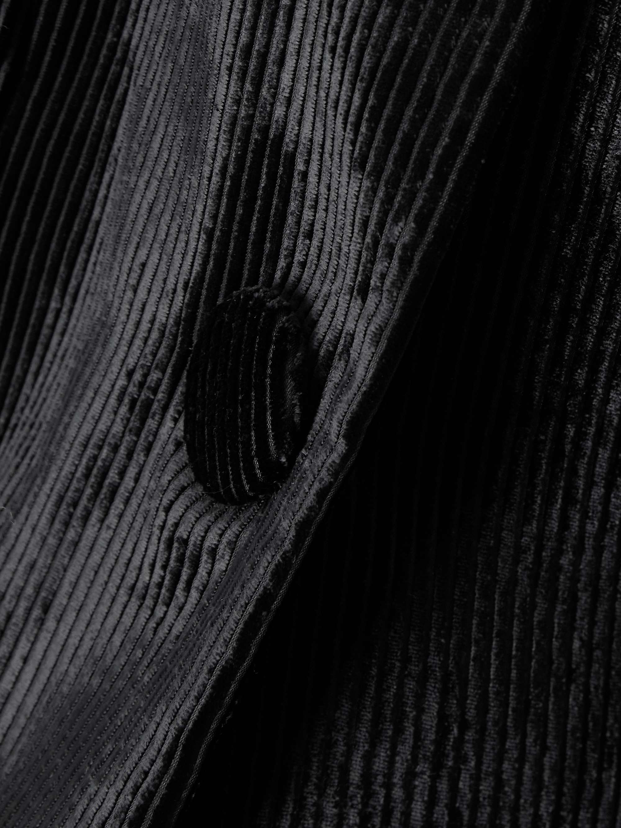 Cropped corduroy jacket view