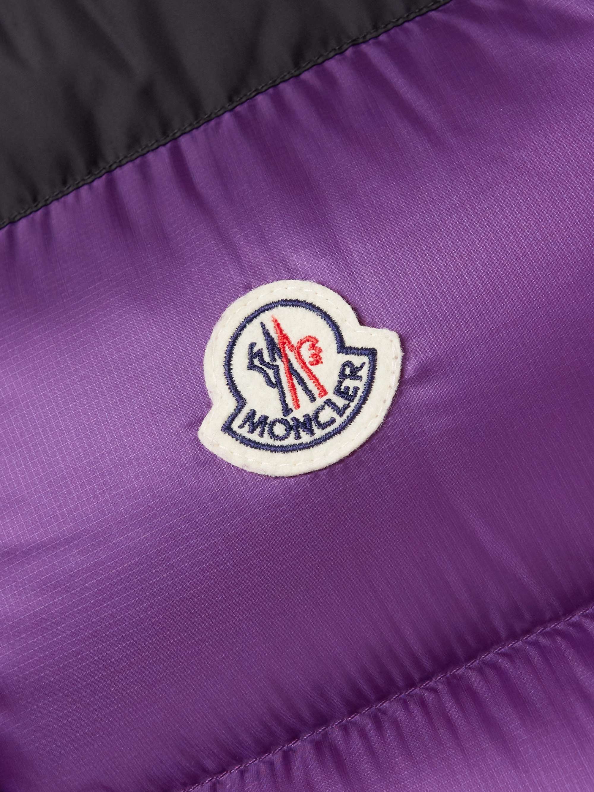 Ophrys Logo-Appliquéd Colour-Block Quilted Shell and Ripstop Down Gilet view