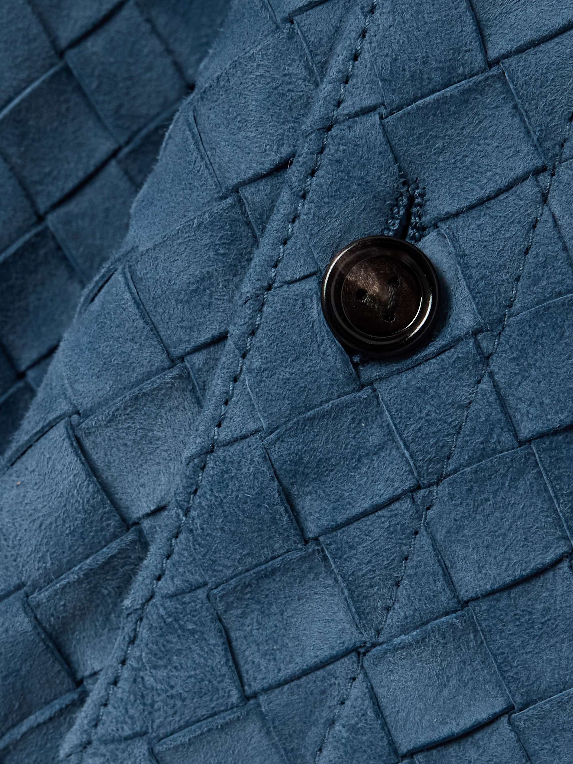 Intrecciato suede shirt view