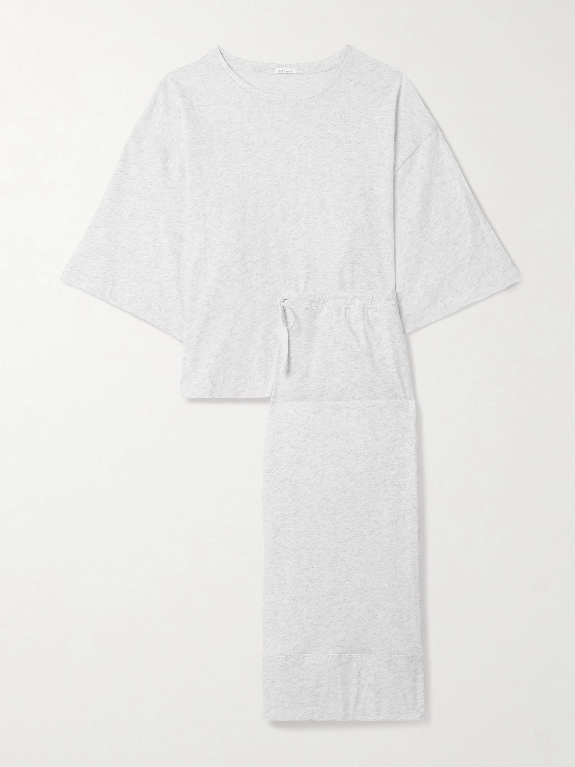 Coco organic Pima cotton-jersey pajama set view