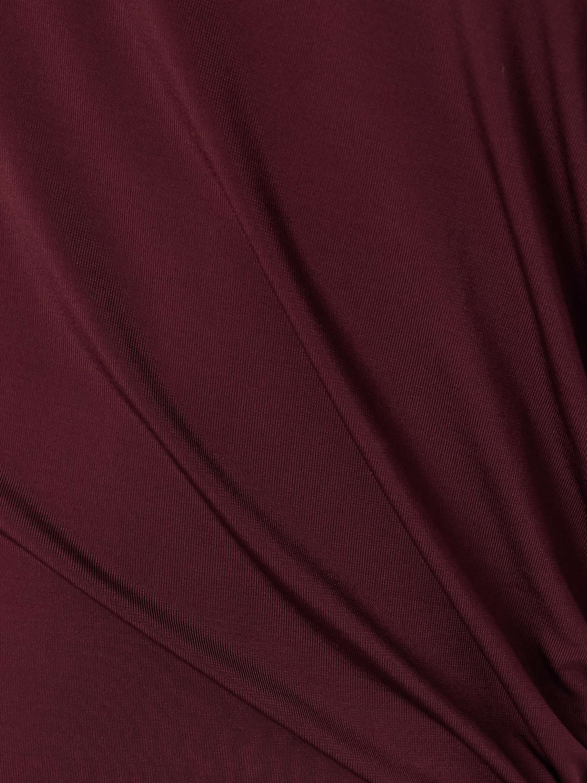 Ruched stretch-jersey maxi dress view