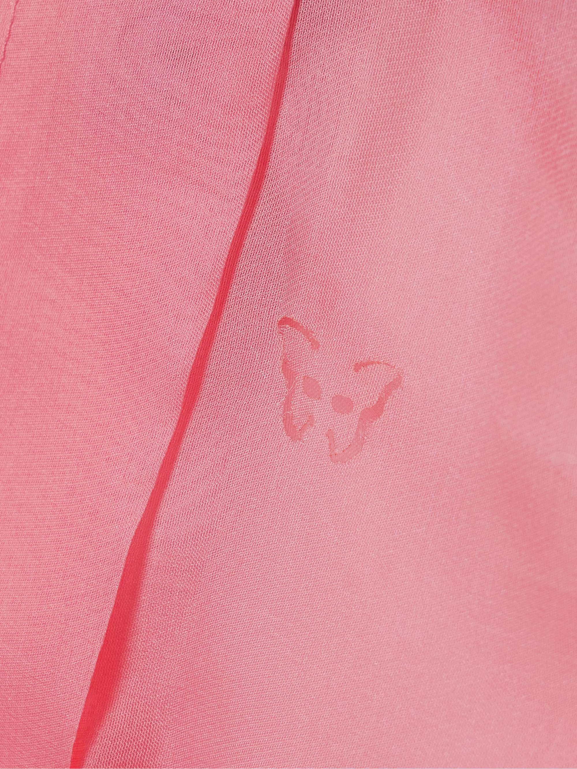 Laser-cut silk-organza shorts view