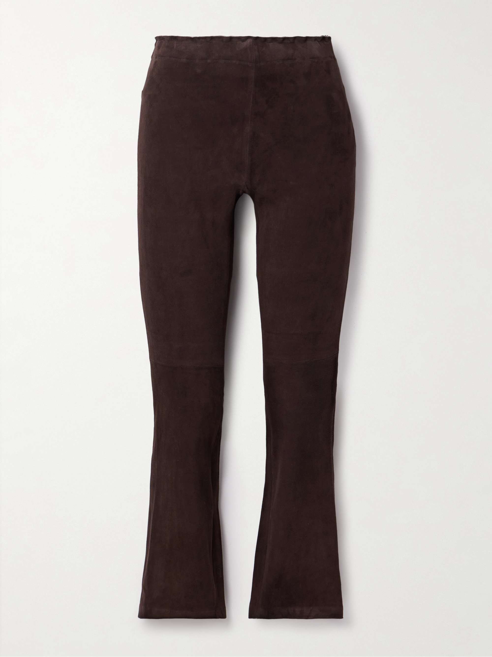 JP Twenty cropped suede flared leggings view