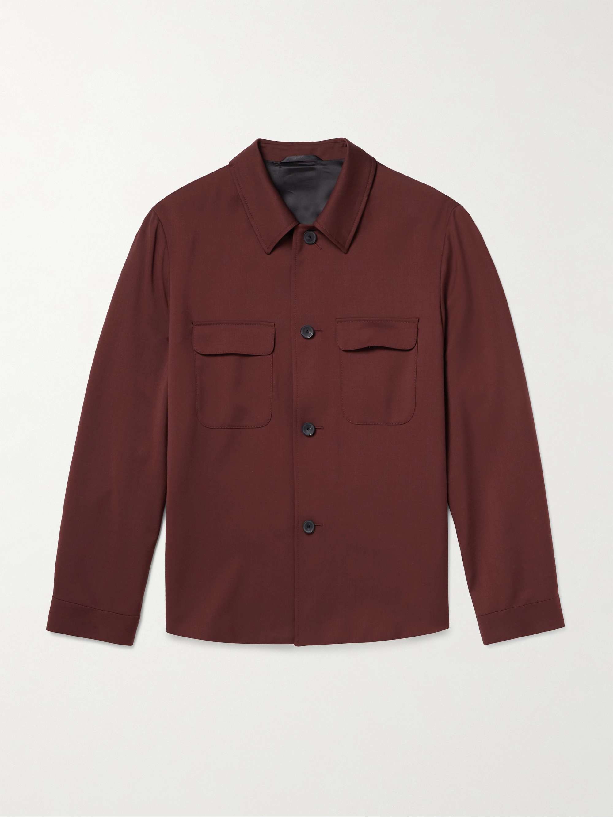 Wool-Twill Overshirt view