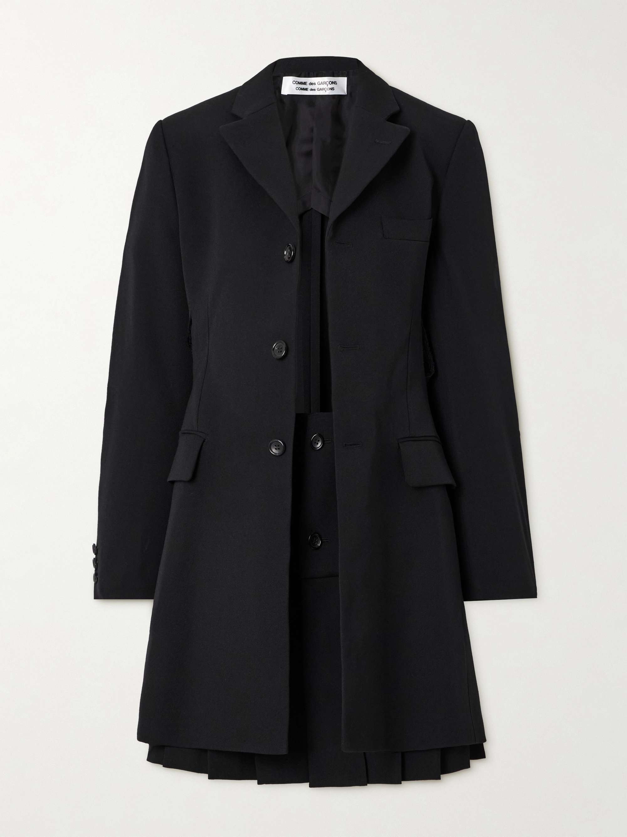 Wool-twill blazer view