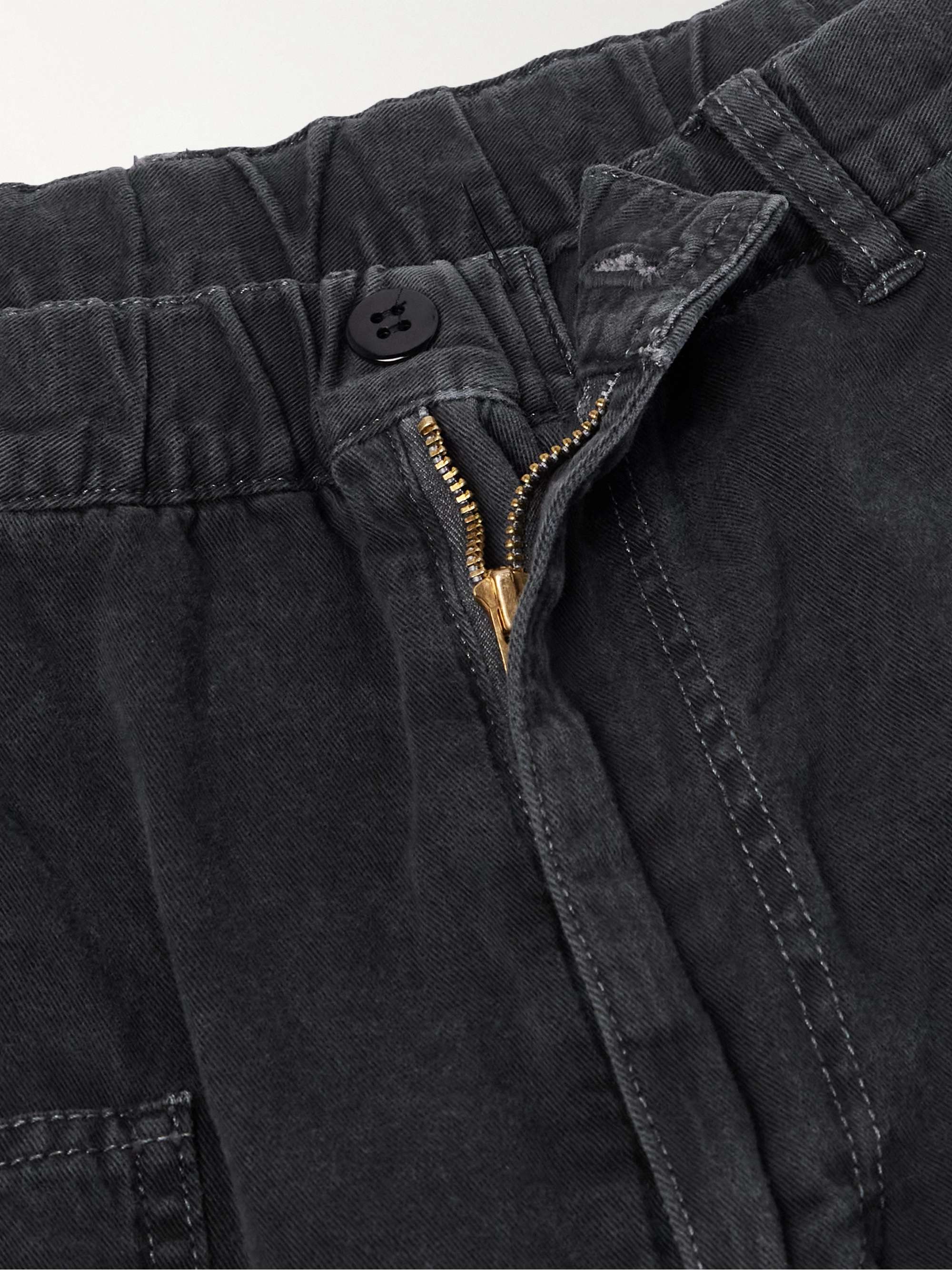 Straight-Leg Appliquéd Denim Trousers view