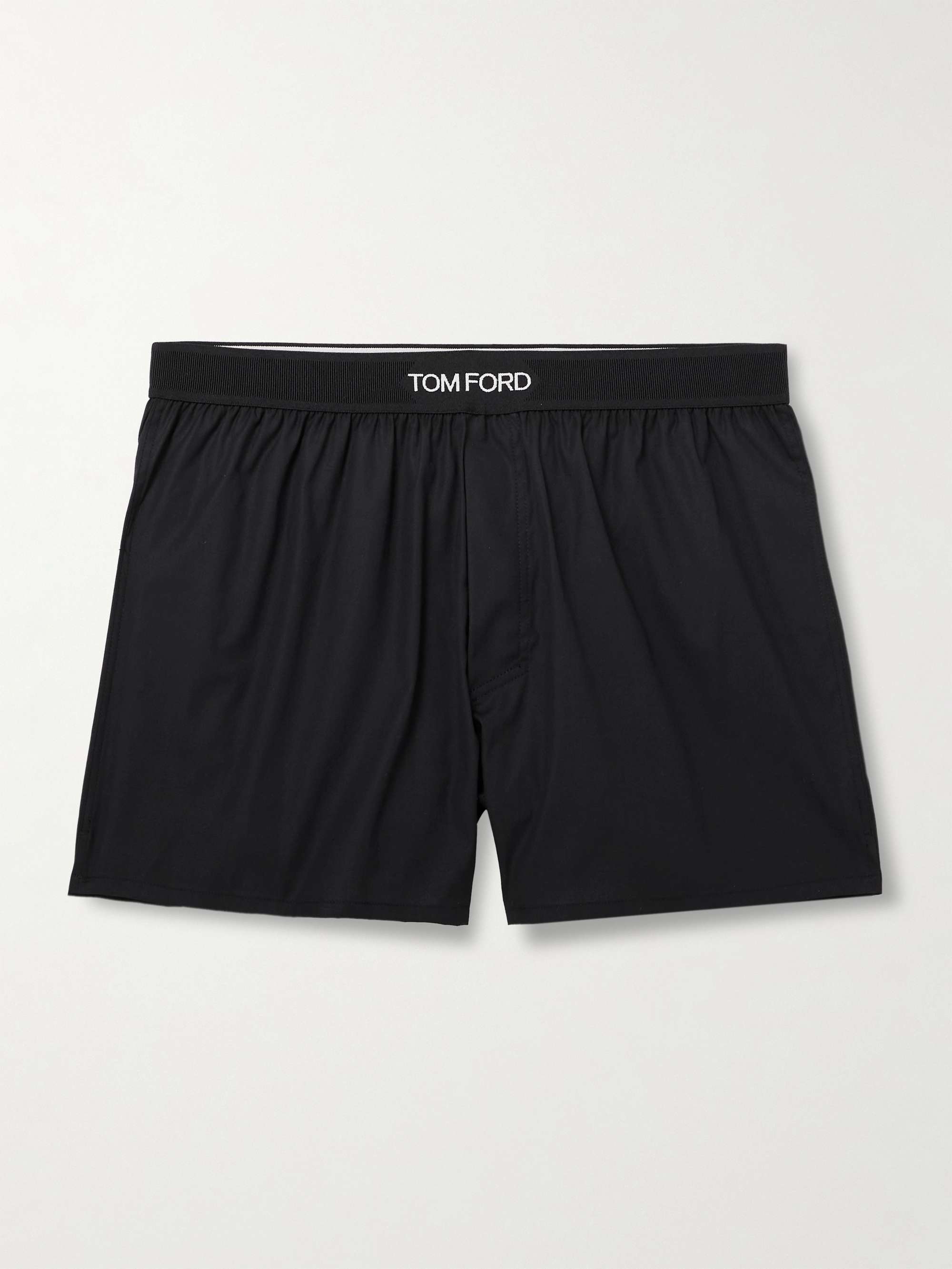Stretch-Cotton Boxer Shorts view