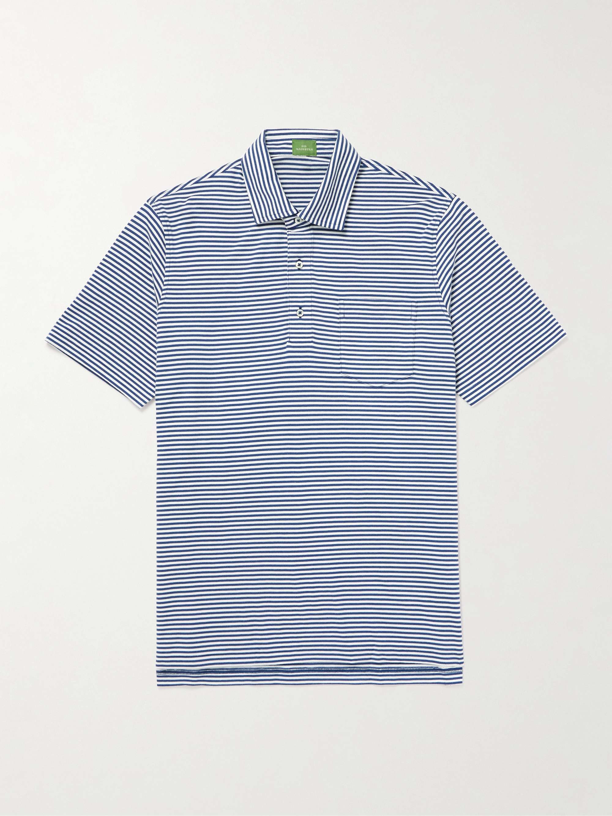Striped Pima Cotton-Piqué Polo Shirt view