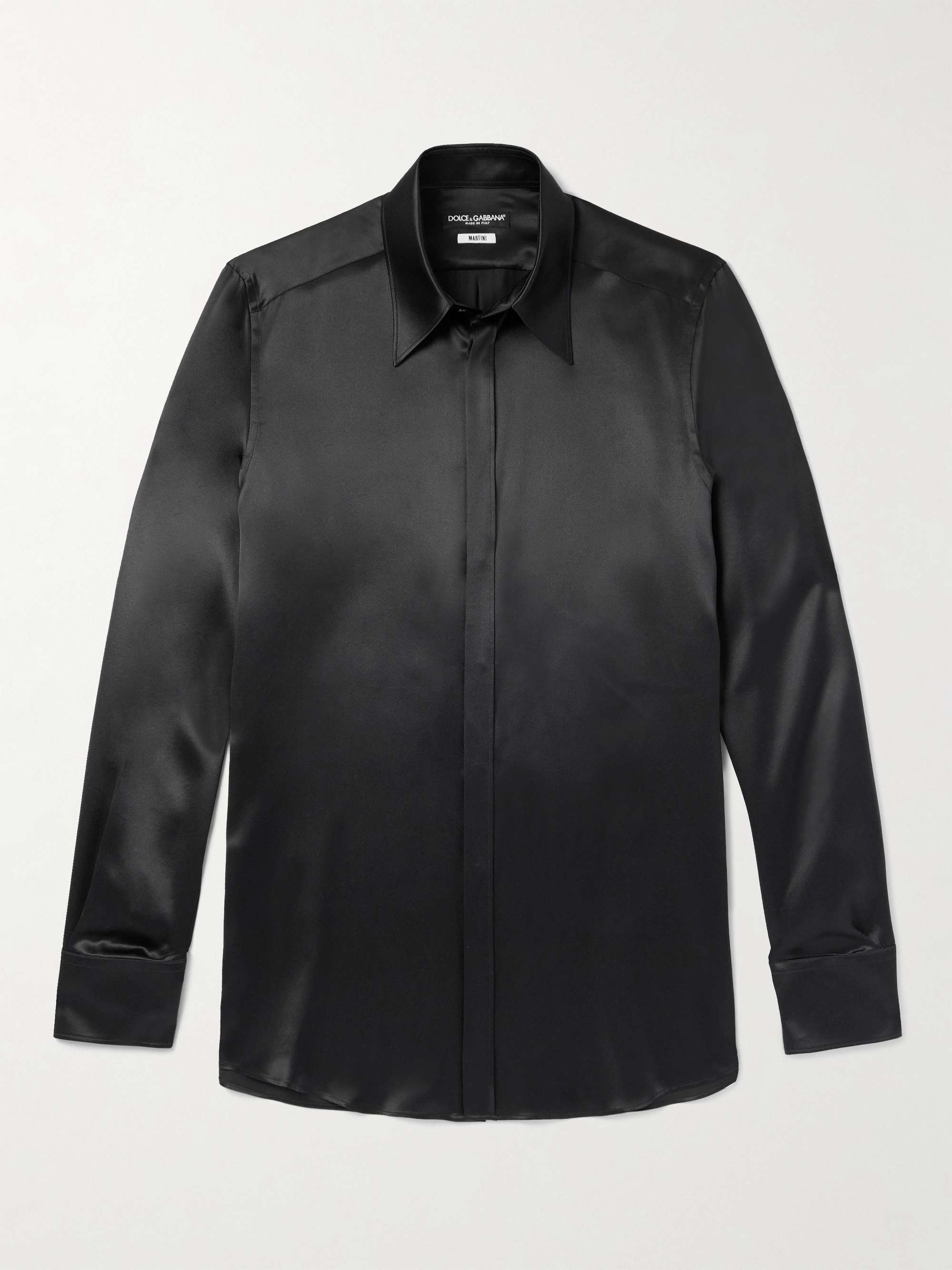 Martini Silk-Satin Shirt view