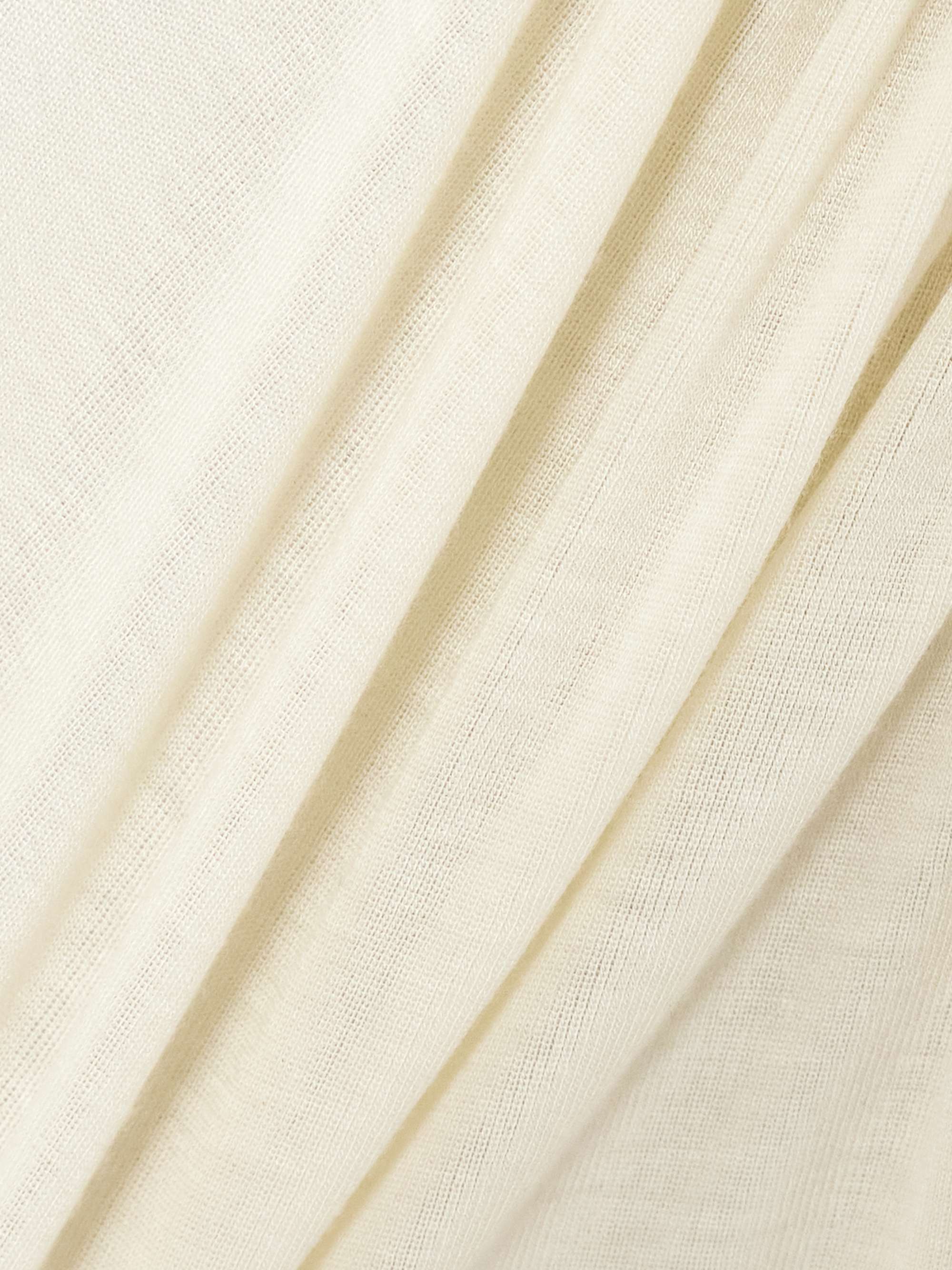 Tania draped stretch-TENCEL™ Lyocell jersey top view