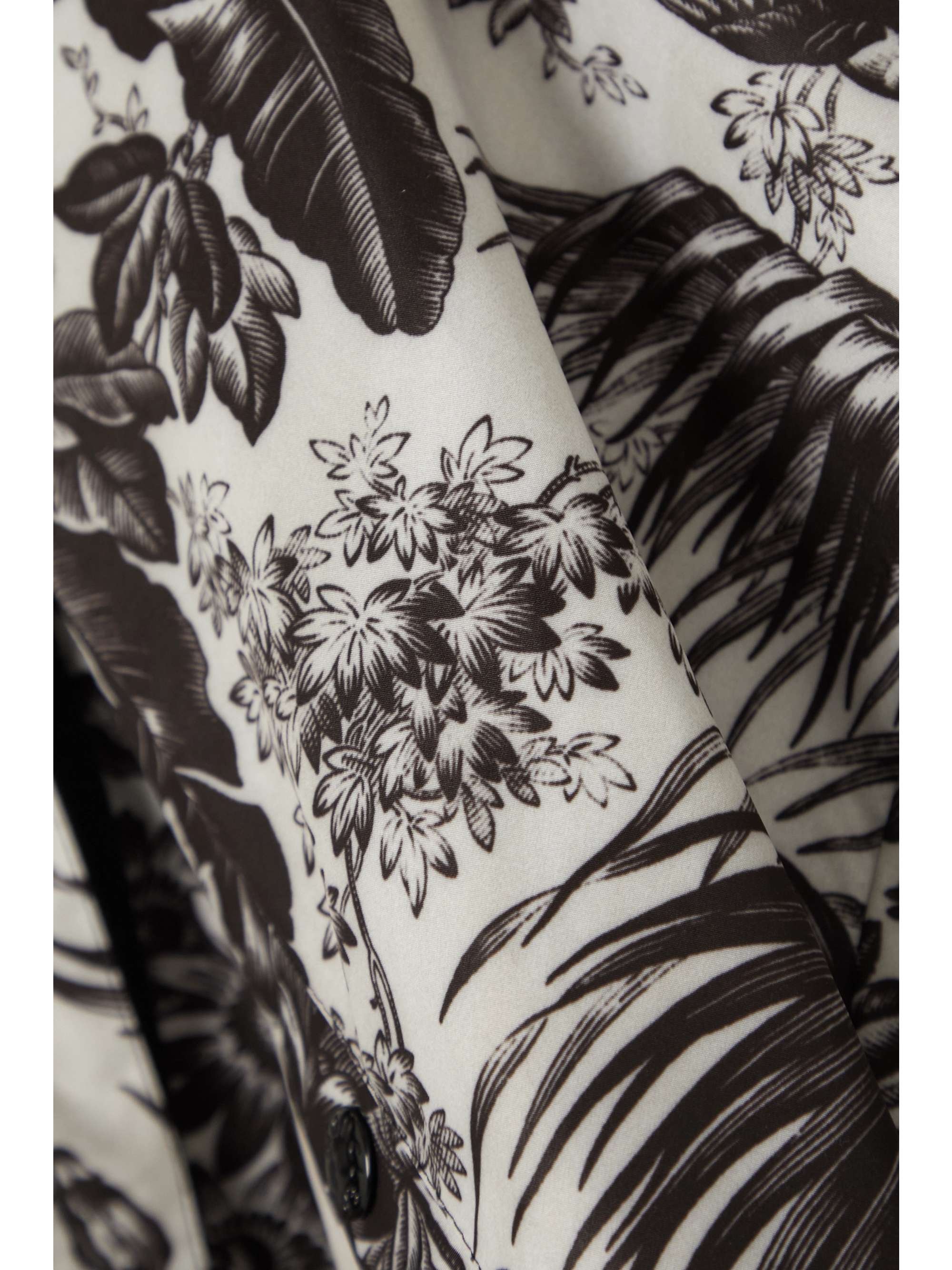 Albireo hooded floral-print shell jacket view