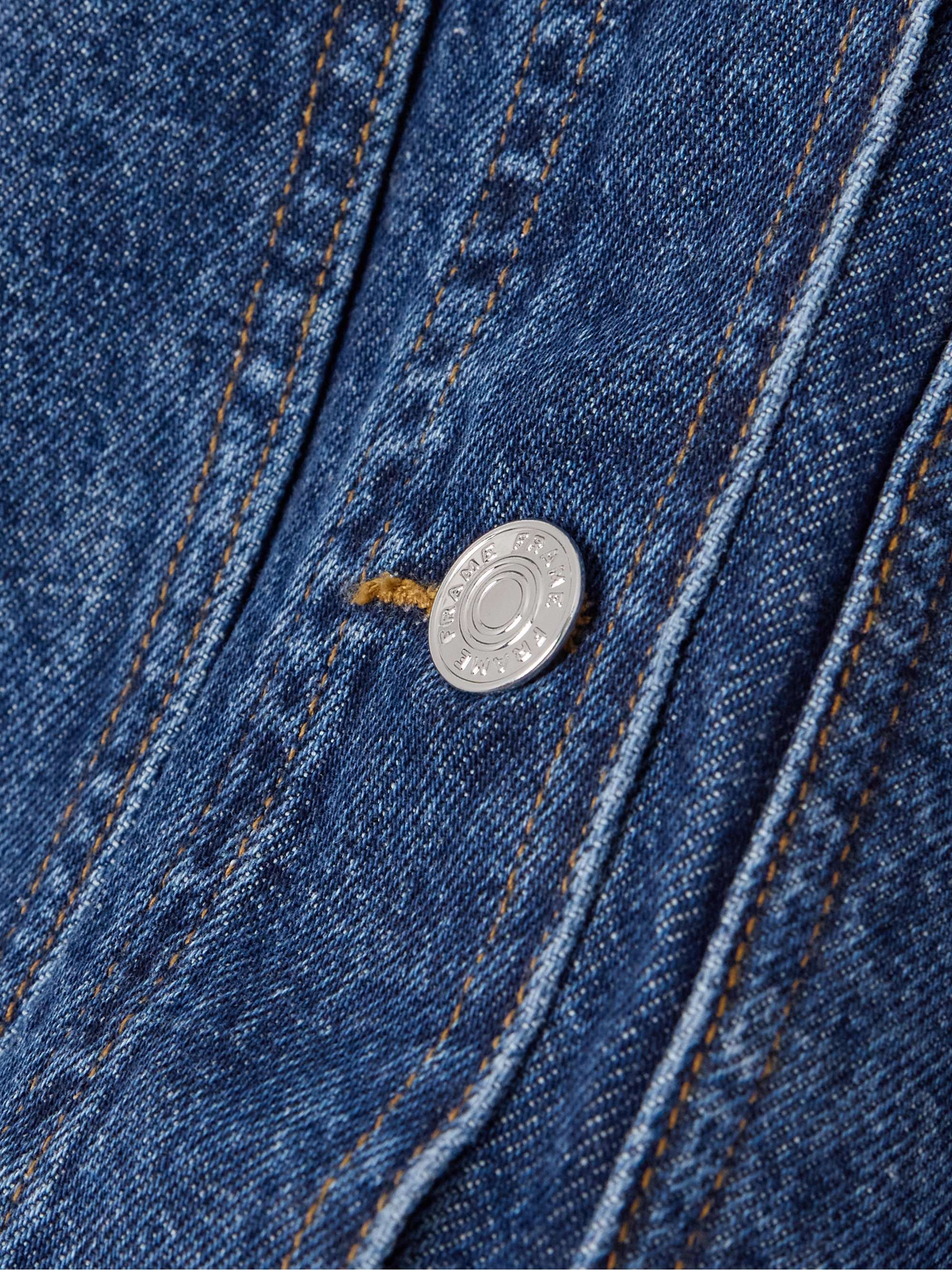 The Patch Pocket cropped denim jacket view