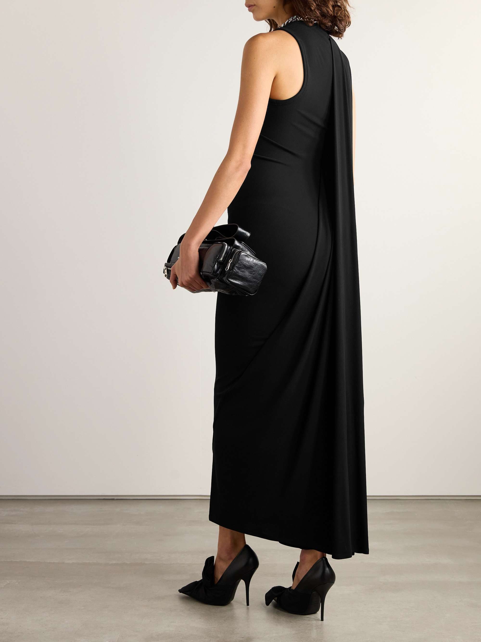 Stretch-jersey gown view