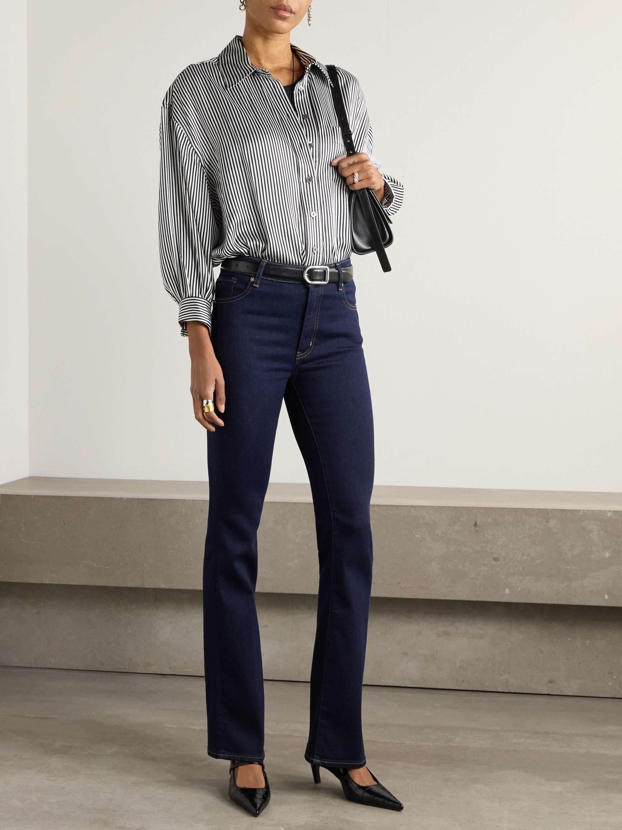 Reboot Super stretch high-rise bootcut jeans view