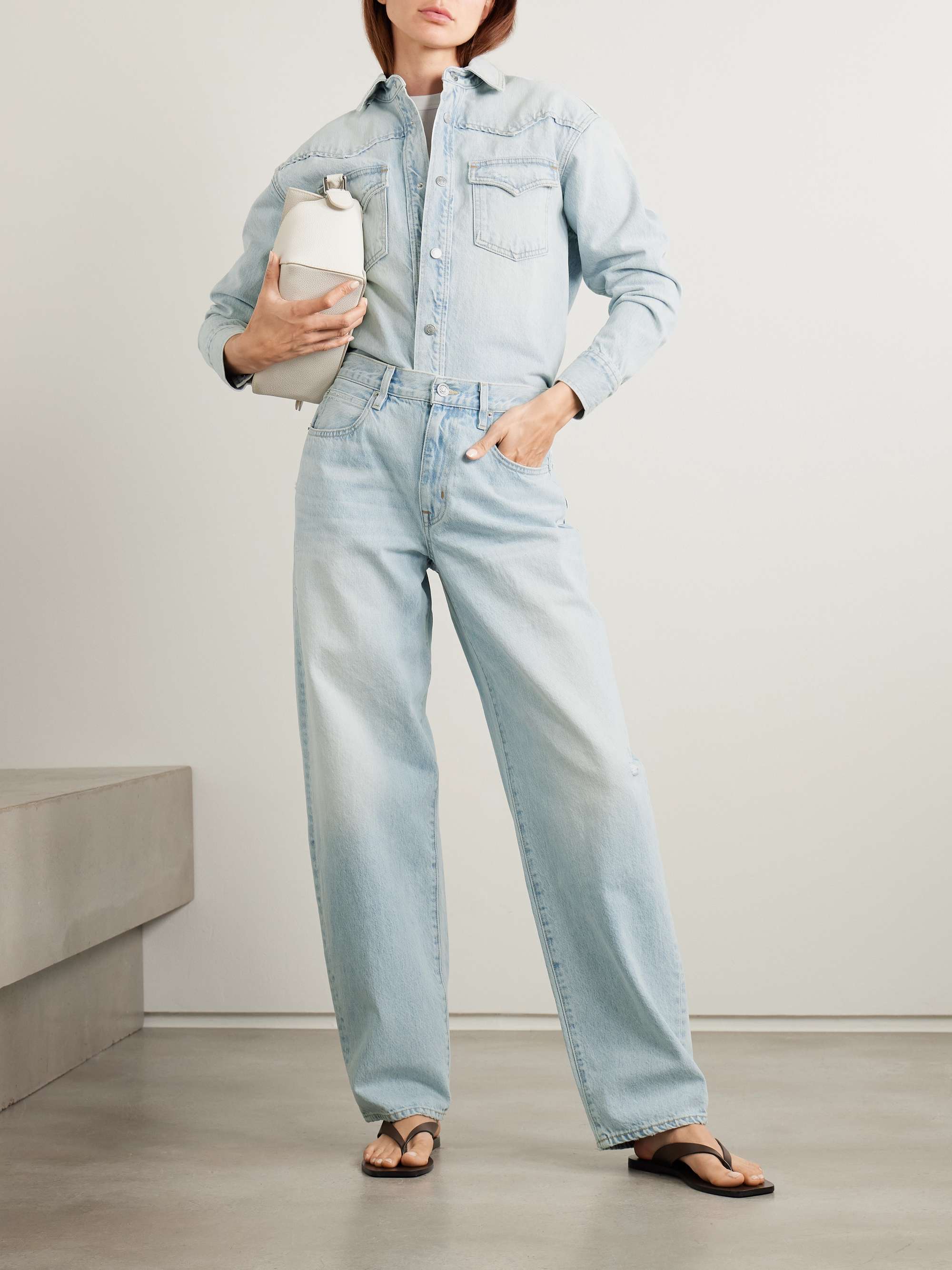 Cassidy denim shirt view