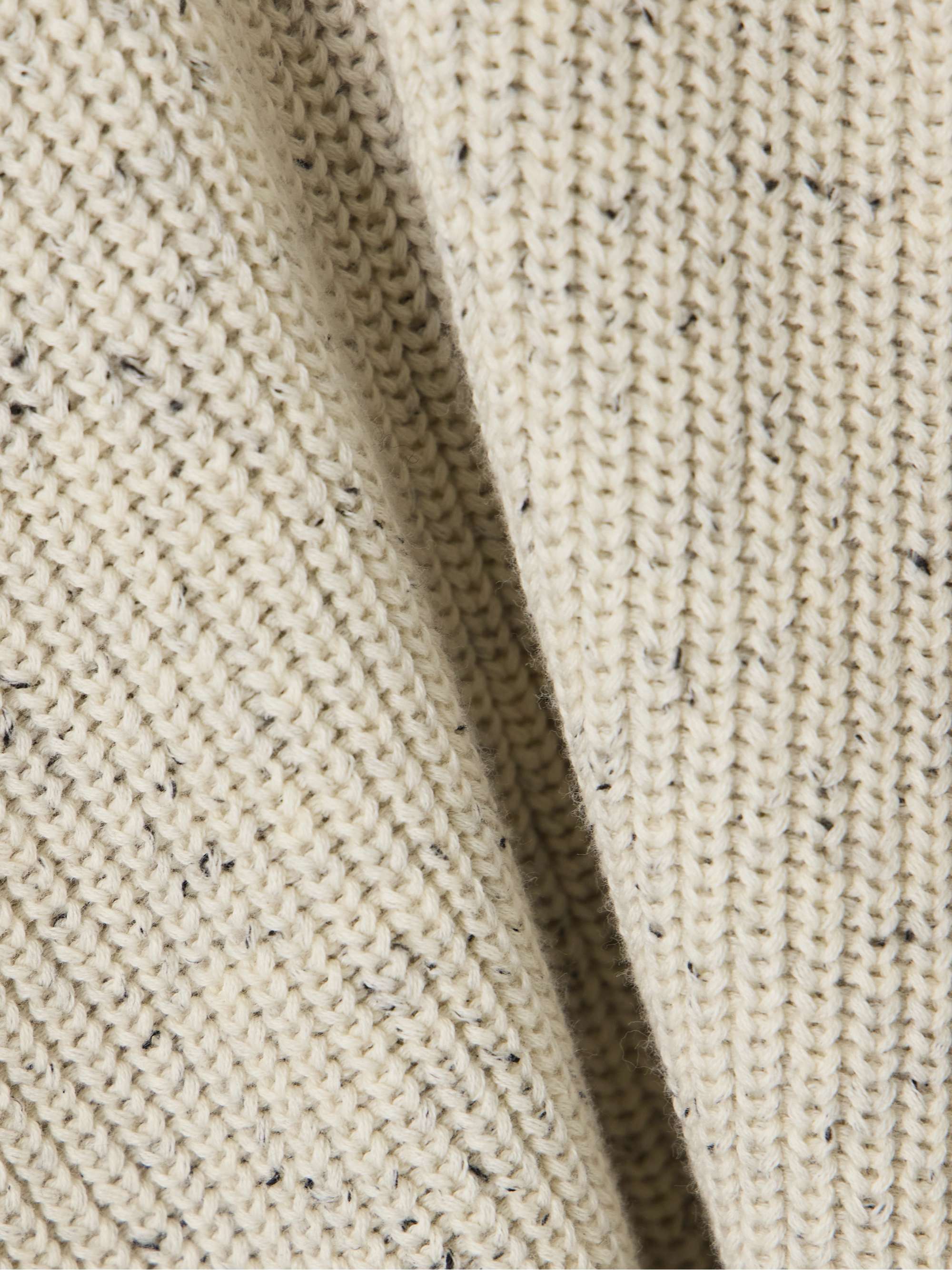 Reagan half-zip ribbed-knit cotton sweater view