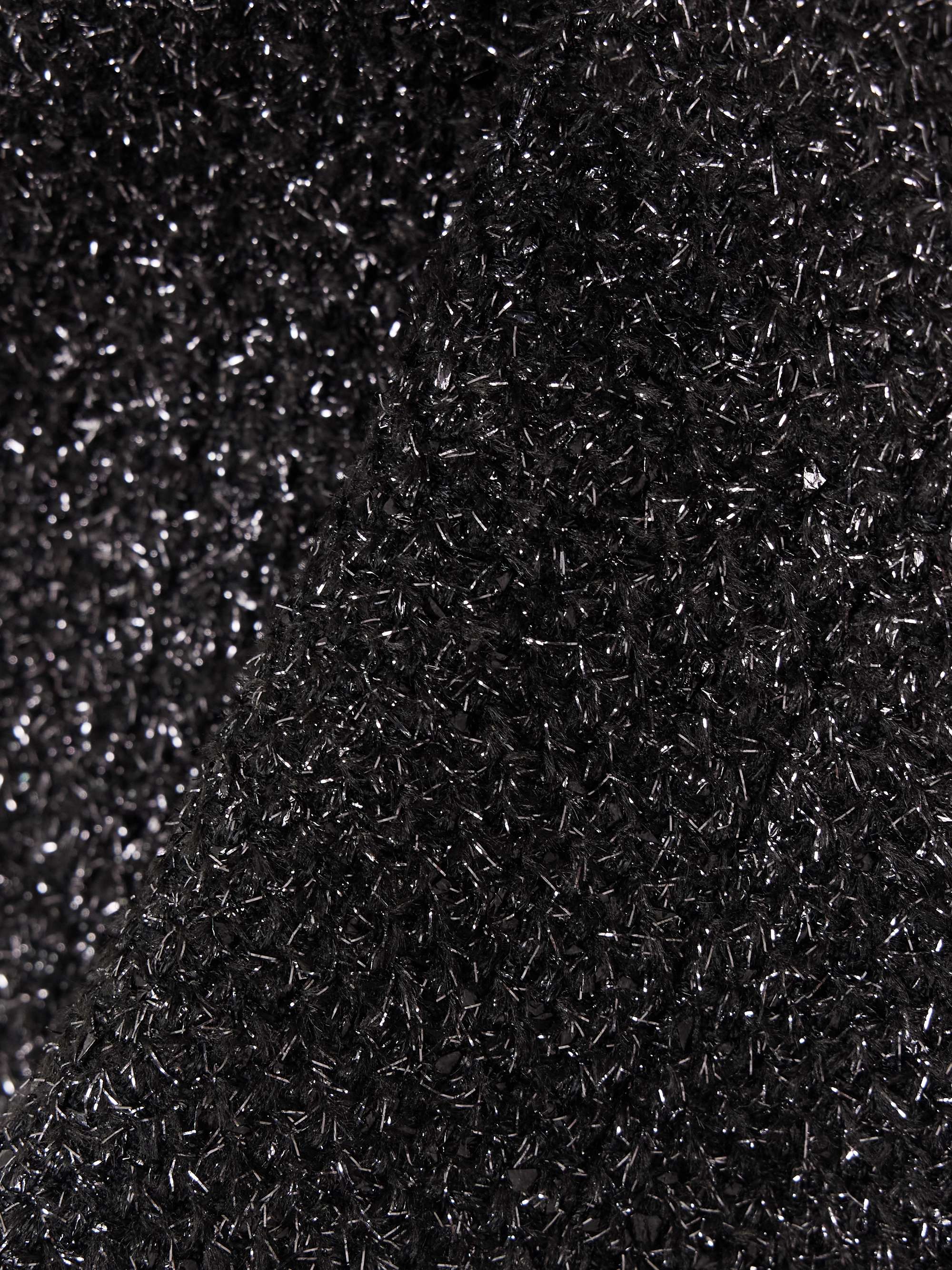 Trixie metallic tweed top view