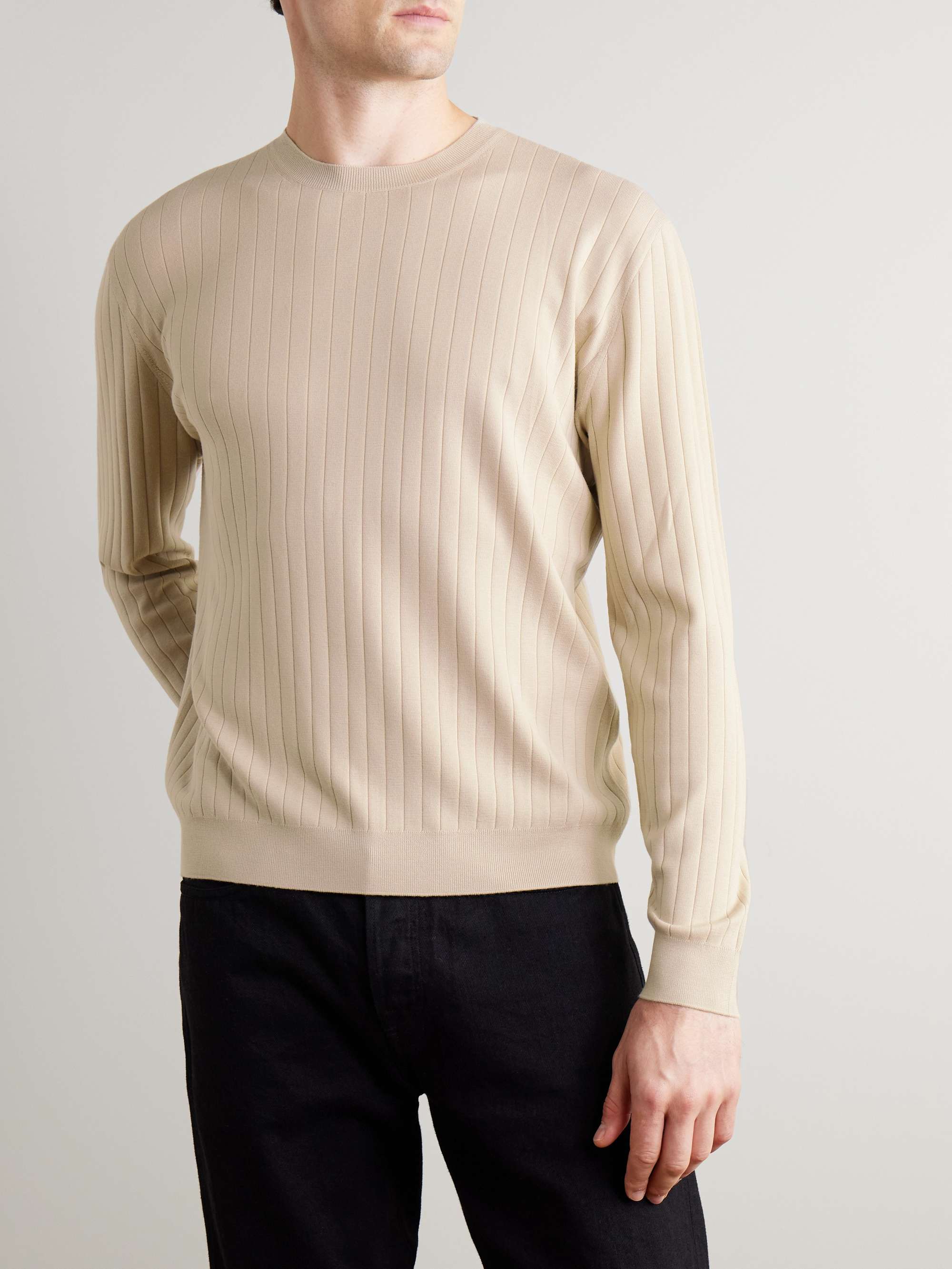 Riva Valdobbia Ribbed Virgin Wool Sweater view