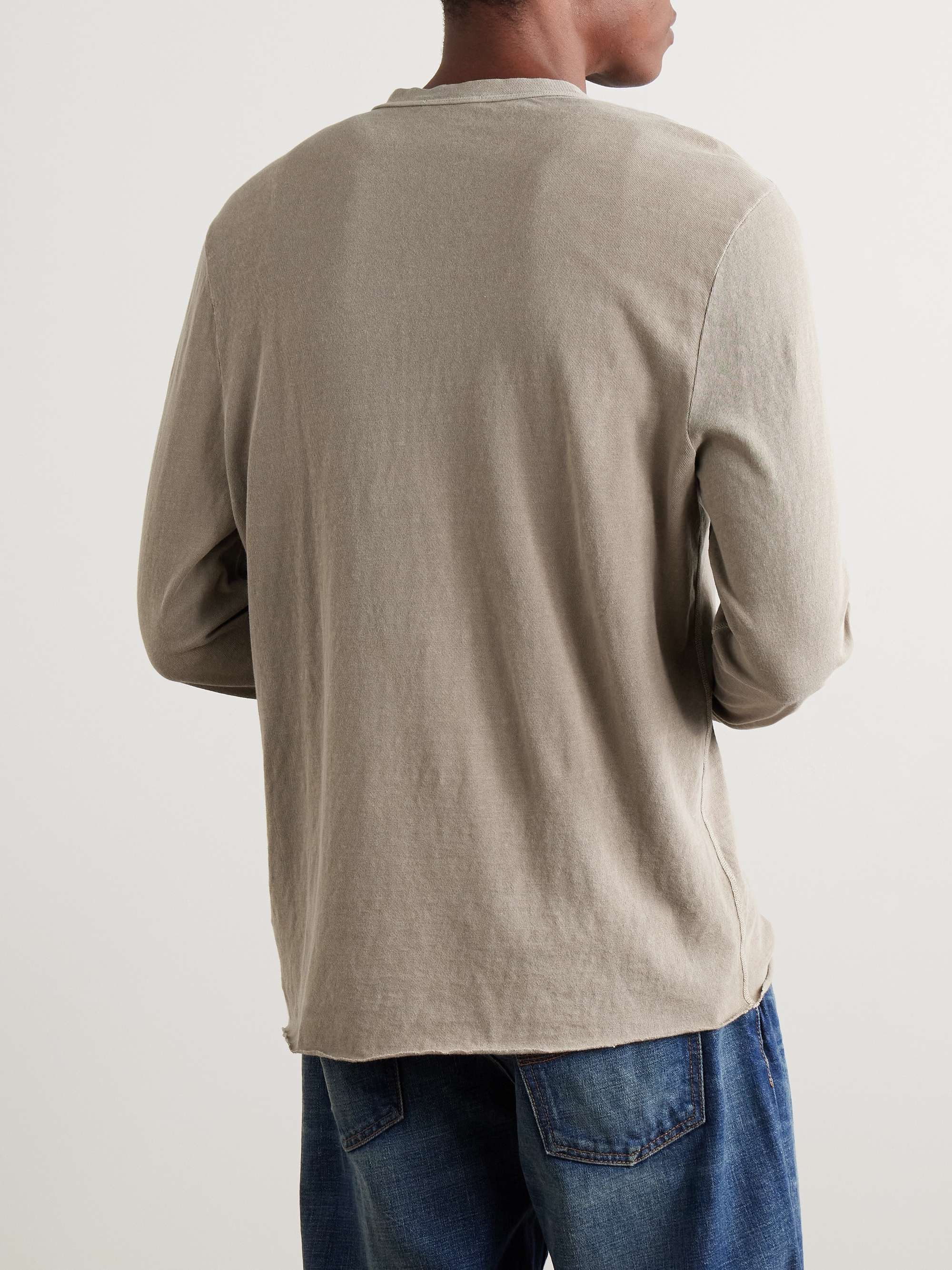Cotton-Jersey Henley Shirt view