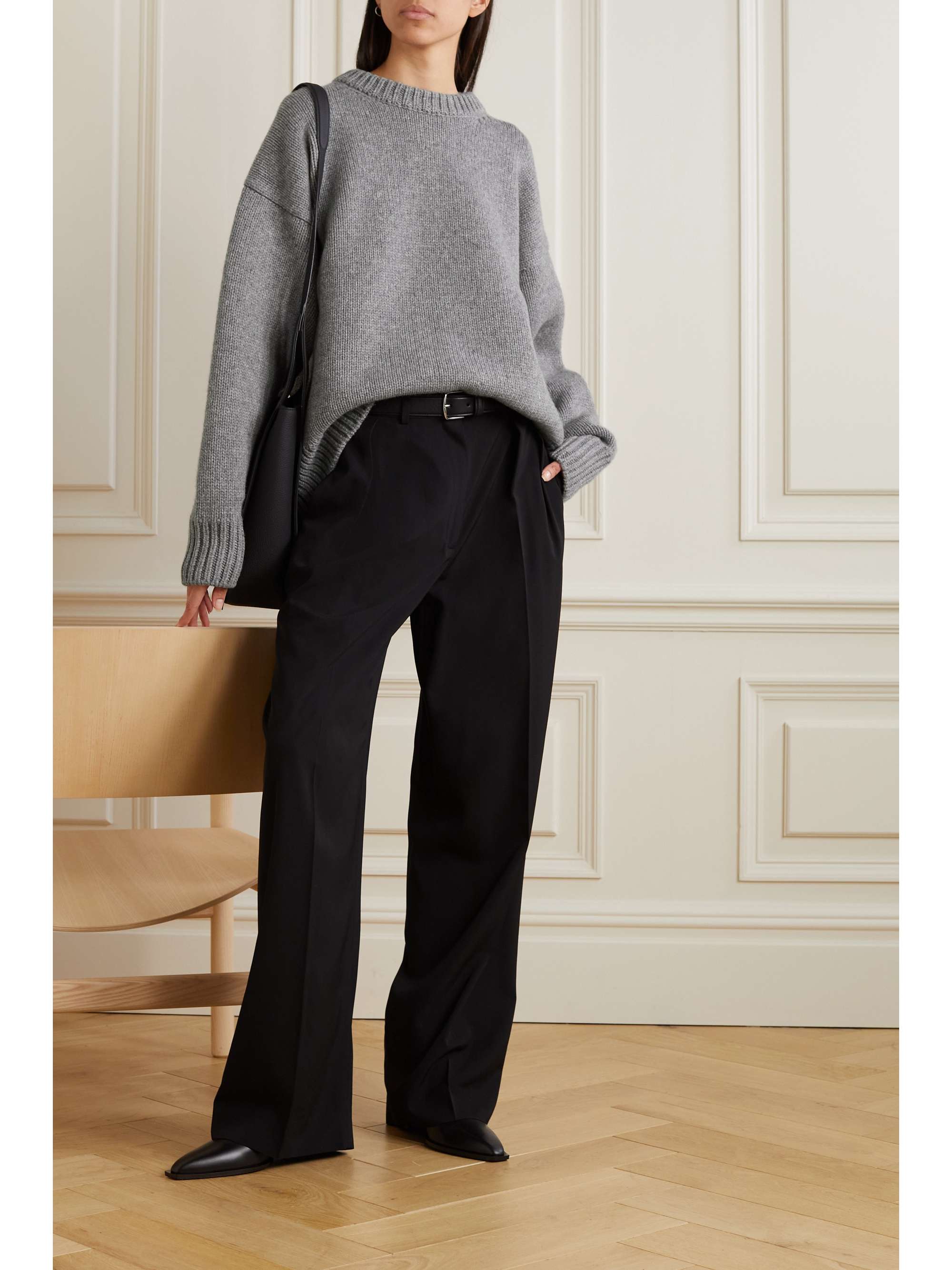 Essentials Ophelia oversized wool and cashmere-blend sweater view